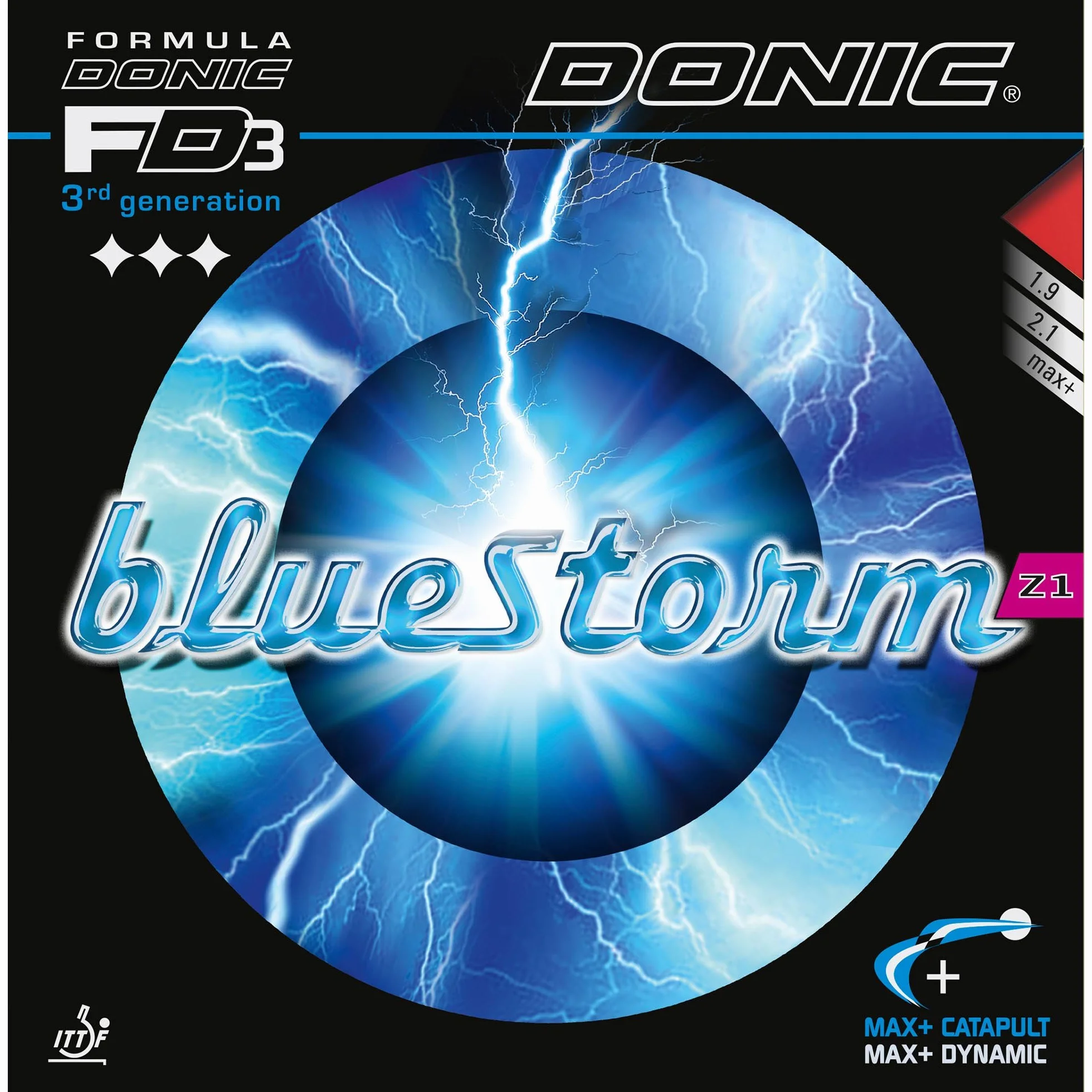 Bluestorm Z1 Donic Belag