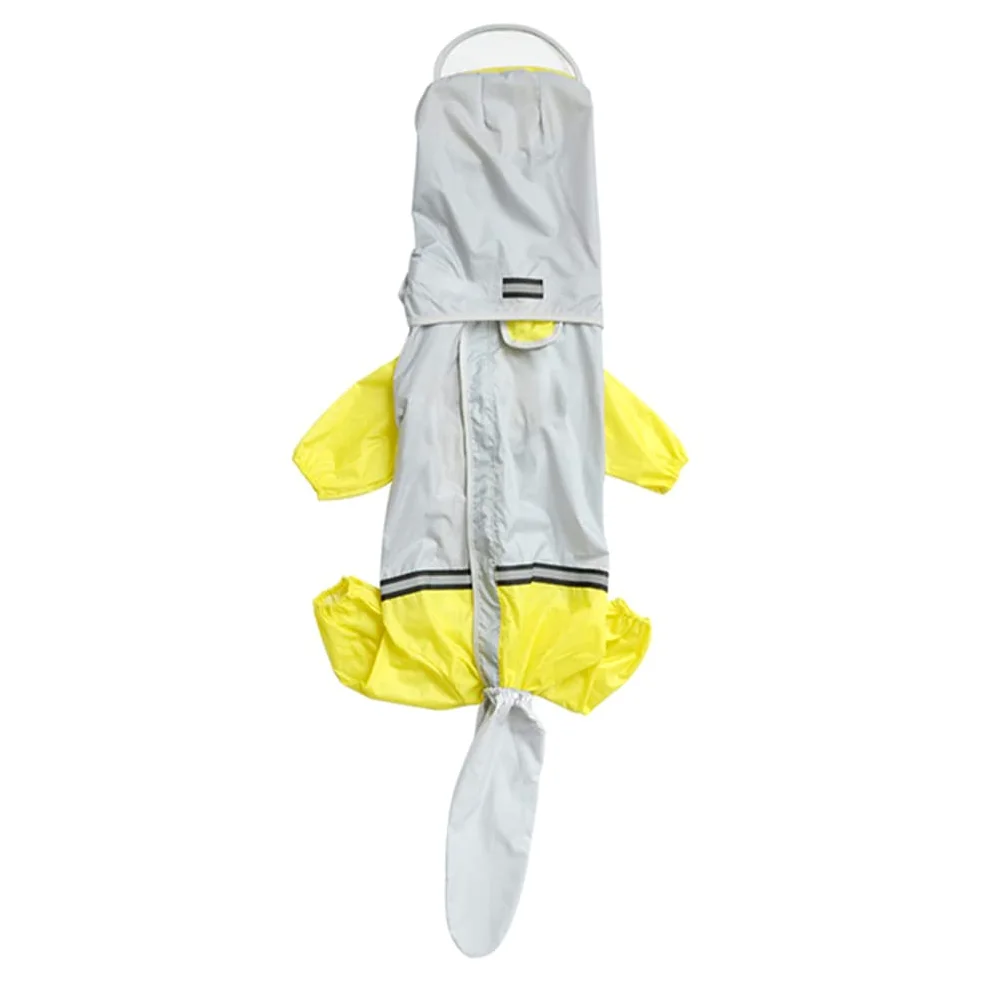 Impermeable para Perros, Impermeable Reflectante for Perros Grandes, Ropa for, Monos for Mascotas, Impermeable, Chaquetas Impermeables for Exteriores(Yellow,4XL)