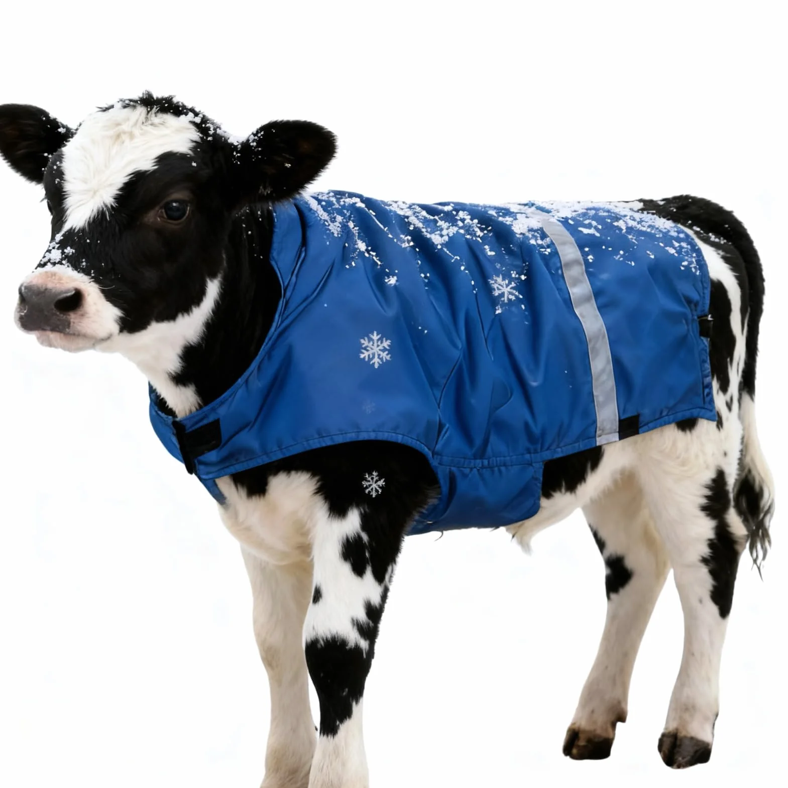 Manta para Terneros | Protección Ventral Acolchada Impermeable Chaleco Ganado - Manta Térmica Becerros Establo | Protección Nocturna Establo Transporte Granja