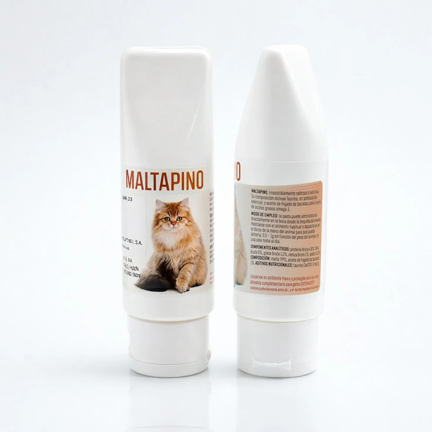 Laboratorios Pino Malta Pino Pasta Nutritiva para Gatos con Taurina y Aceite de Hígado de Bacalao – Fuente de Omega 3 – Alta Palatabilidad