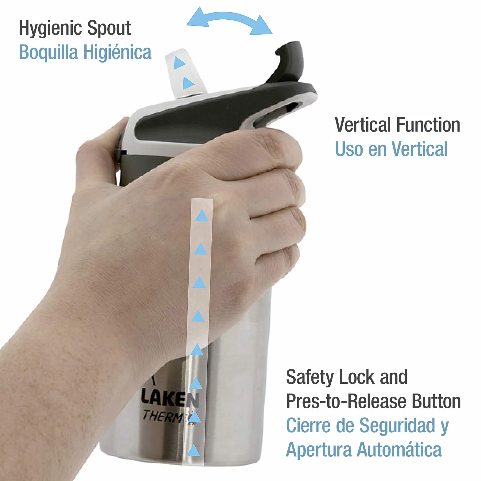 LAKEN Tapon de Montañismo Alpinismo Trekking Marca Unisex Adulto