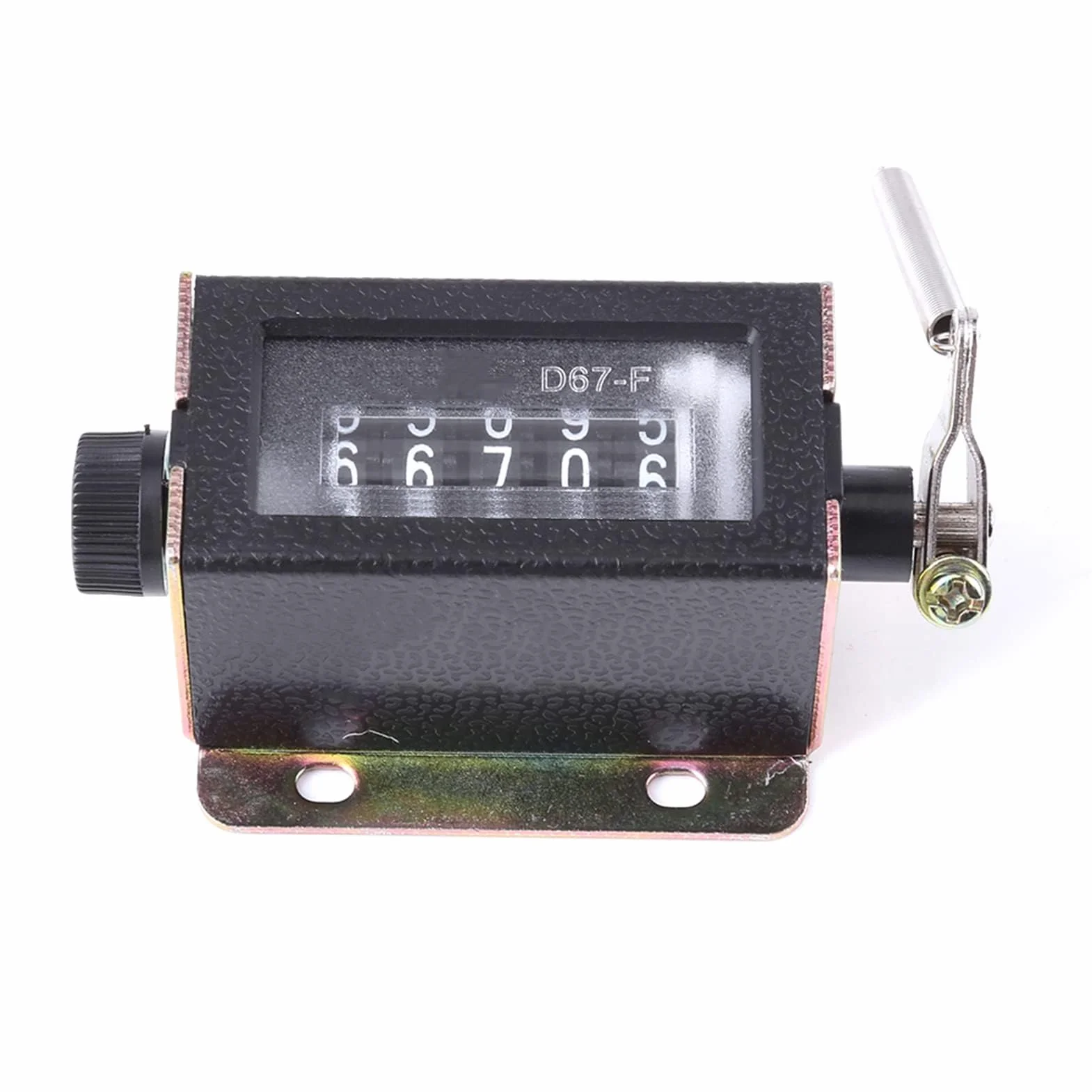 Contador Mecánico de 5 Dígitos Manual Restablecible D67-F