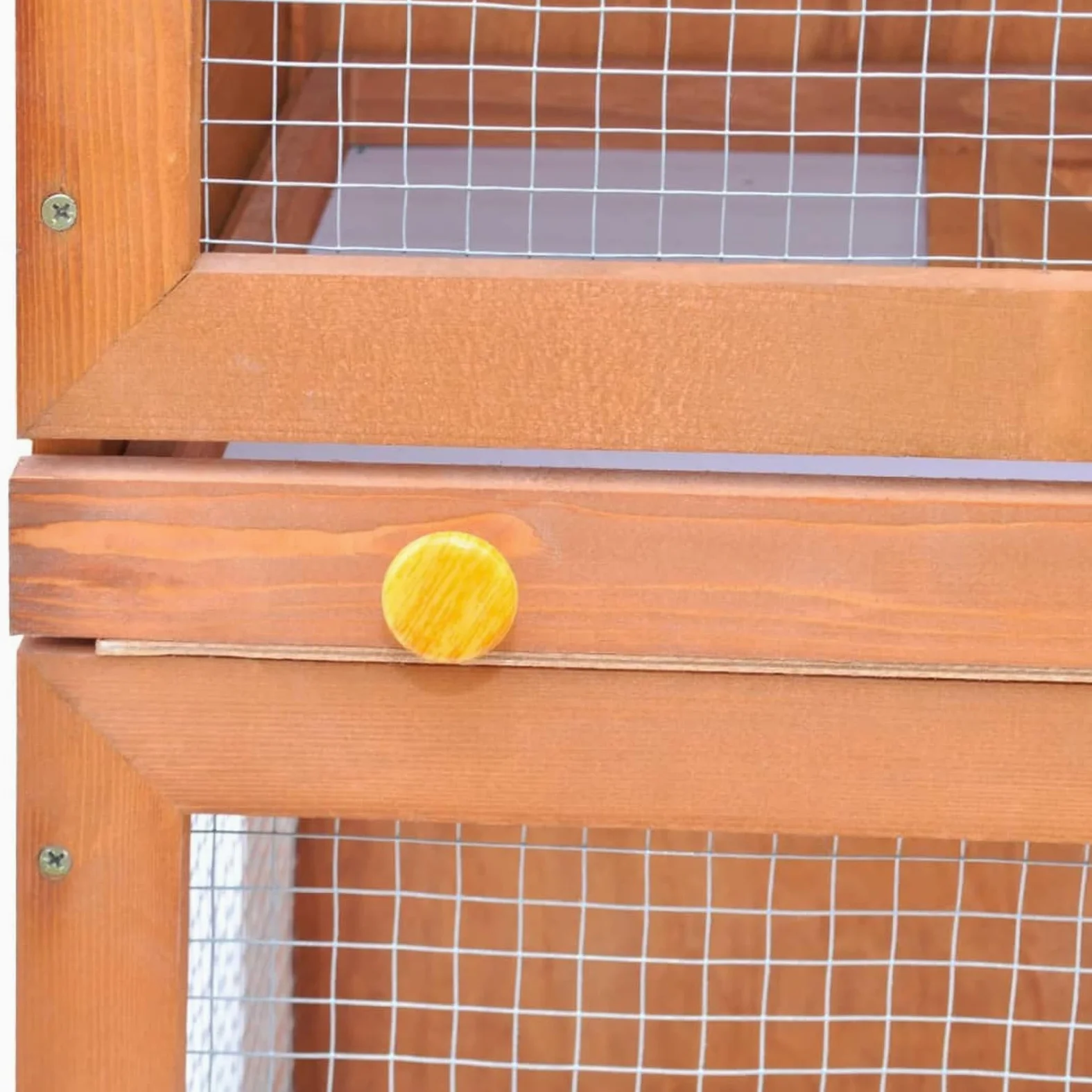 JUDYY Casa de Animales pequeños Jaula conejera 1 Puerta, Casa Conejo, Jaula De Conejo, Casa Cobaya, Casita Conejo, Escondite Grande para Erizo, Jaula Hamster, Madera