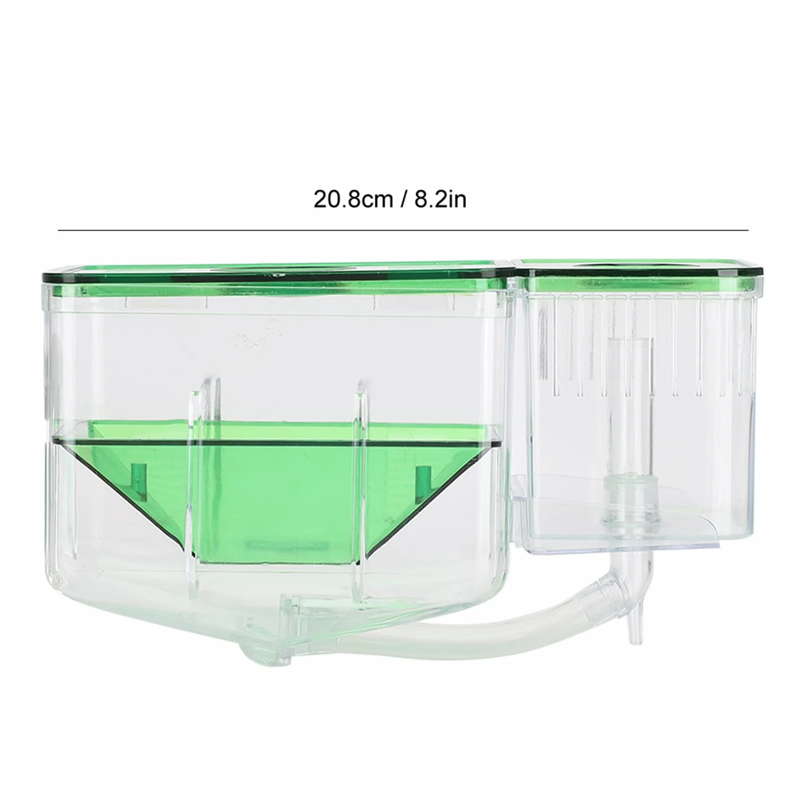 ZJchao Incubadora de Acuario, Caja de Cría para Peces Pequeños con Aislamiento de Doble Capa, Evita Ataques de Peces Adultos para Peces Heridos, Camarones, Peces Payaso, Criadores de