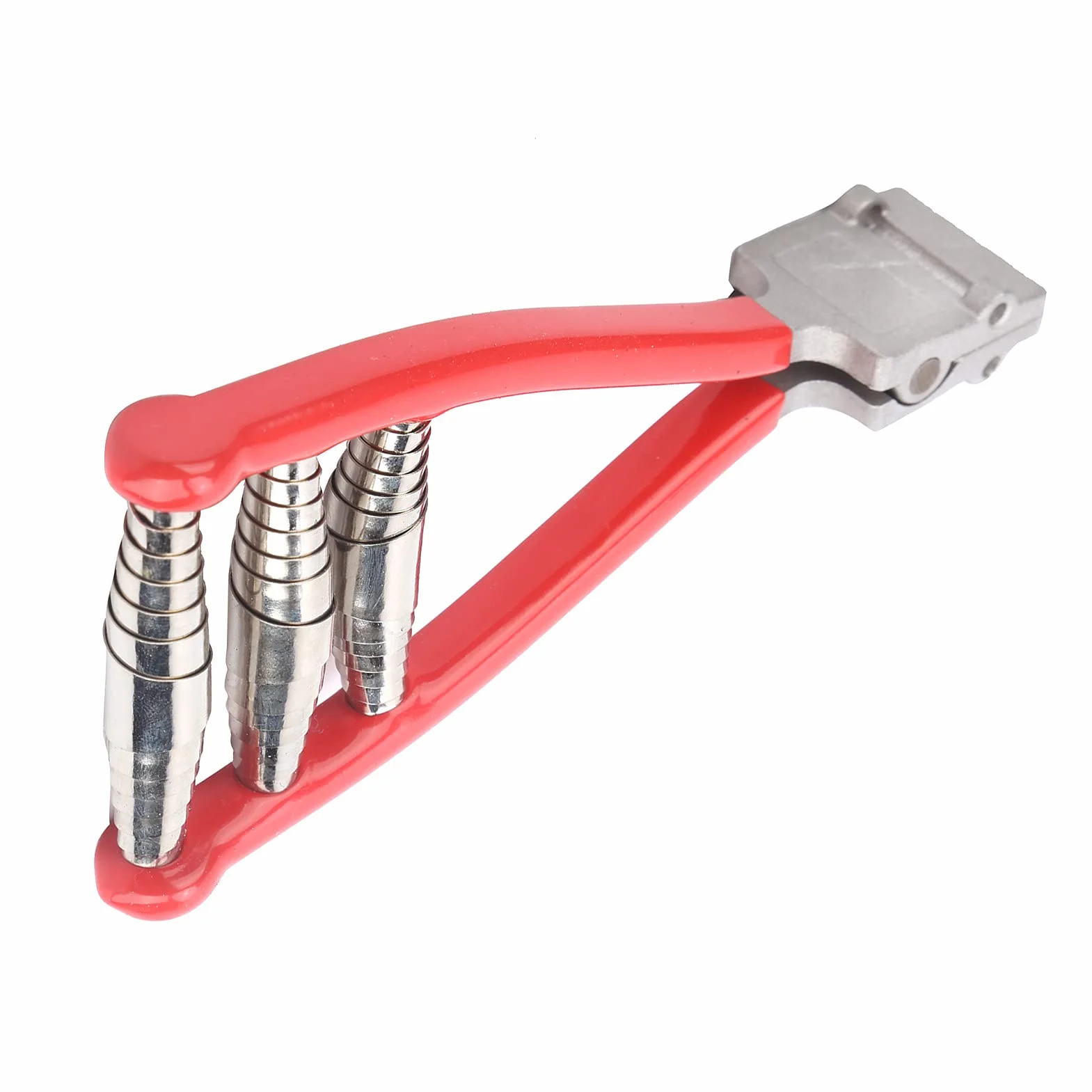 Yosoo Health Gear Abrazadera para Encordar Raquetas de Tenis y Bádminton, Herramienta de Aluminio y Plástico con 3 Resortes