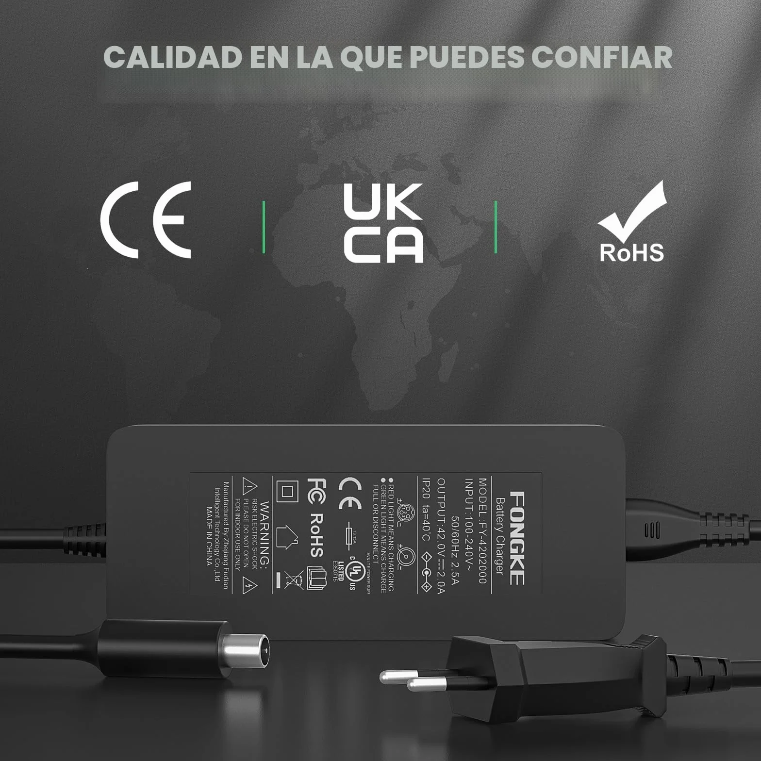 Cargador Patinete Electrico Xiaomi M365 1S Pro 2 Mi 4 4 Lite 5 Elite Ninebot MAX G30 G30D G30LP F40 ES2 ES4 42V 2A 36V Litio