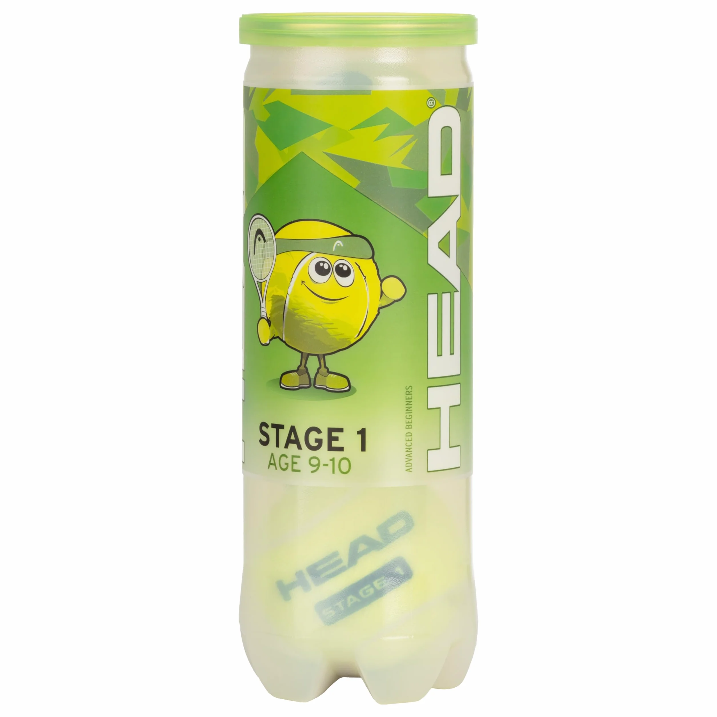 Head Pelotas de Tenis Verdes Etapa 1
