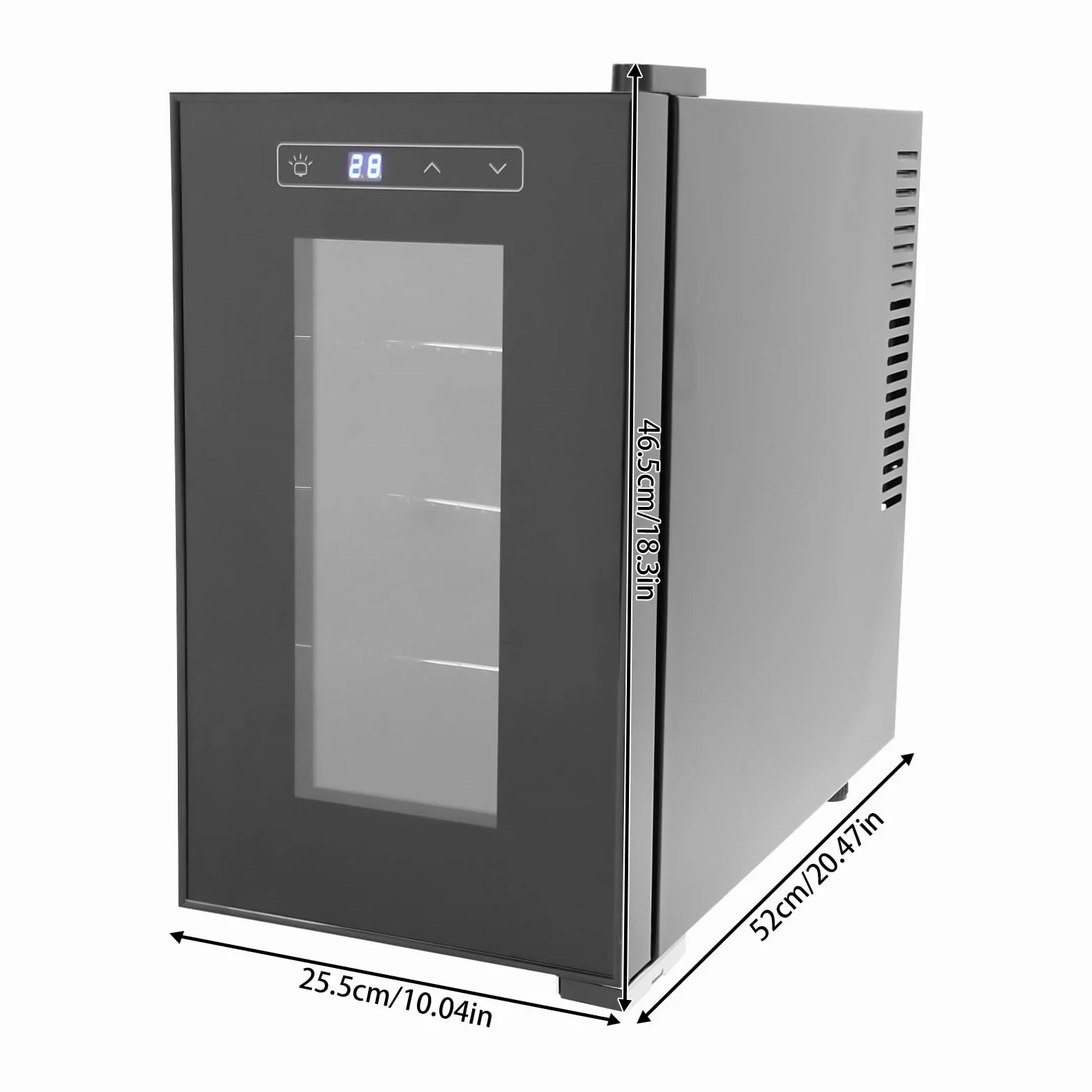 Incubadora de huevos para reptiles de 23 litros, temperatura ajustable, 10 – 40 ℃, incubadora totalmente automática con pantalla LED, incubadora de laboratorio para tortugas de agua, lagartos,