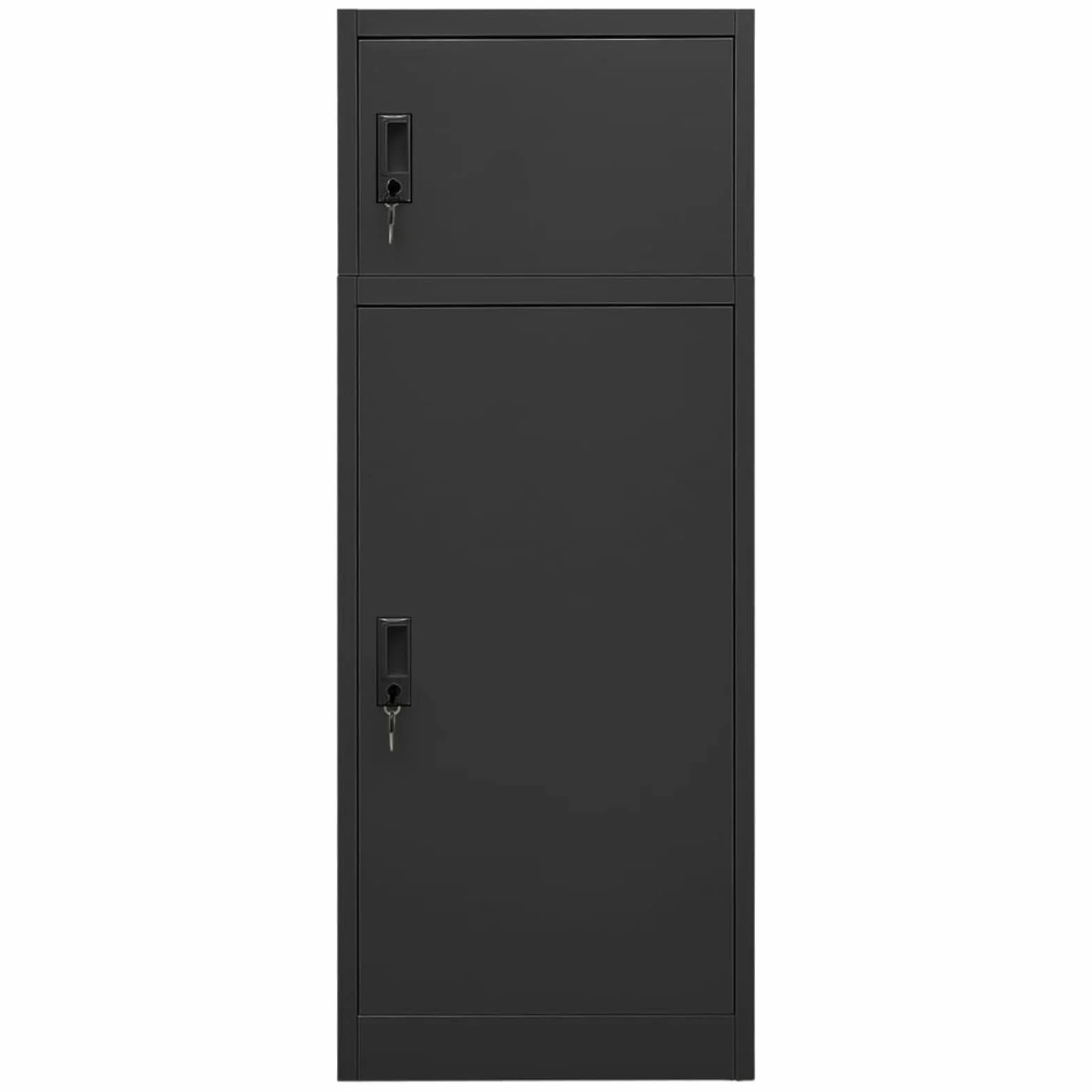 Armario para Sillas de Montar Acero Armario para Monturas Metalico Gris Antracita 53x53x140 cm