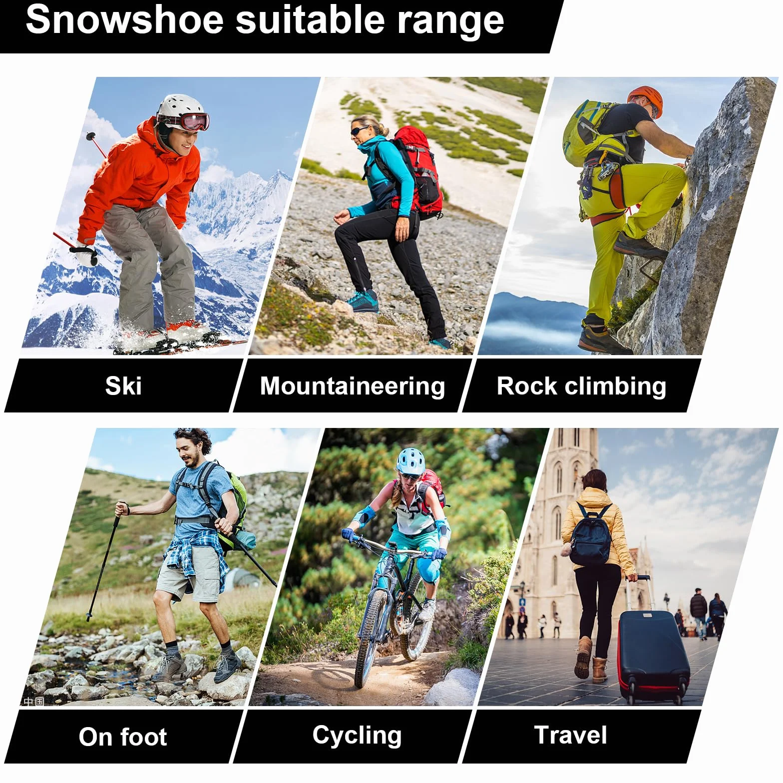 Polainas Impermeables Senderismo Nieve Caza Invierno Bicicleta Equitacion Hombre Mujer