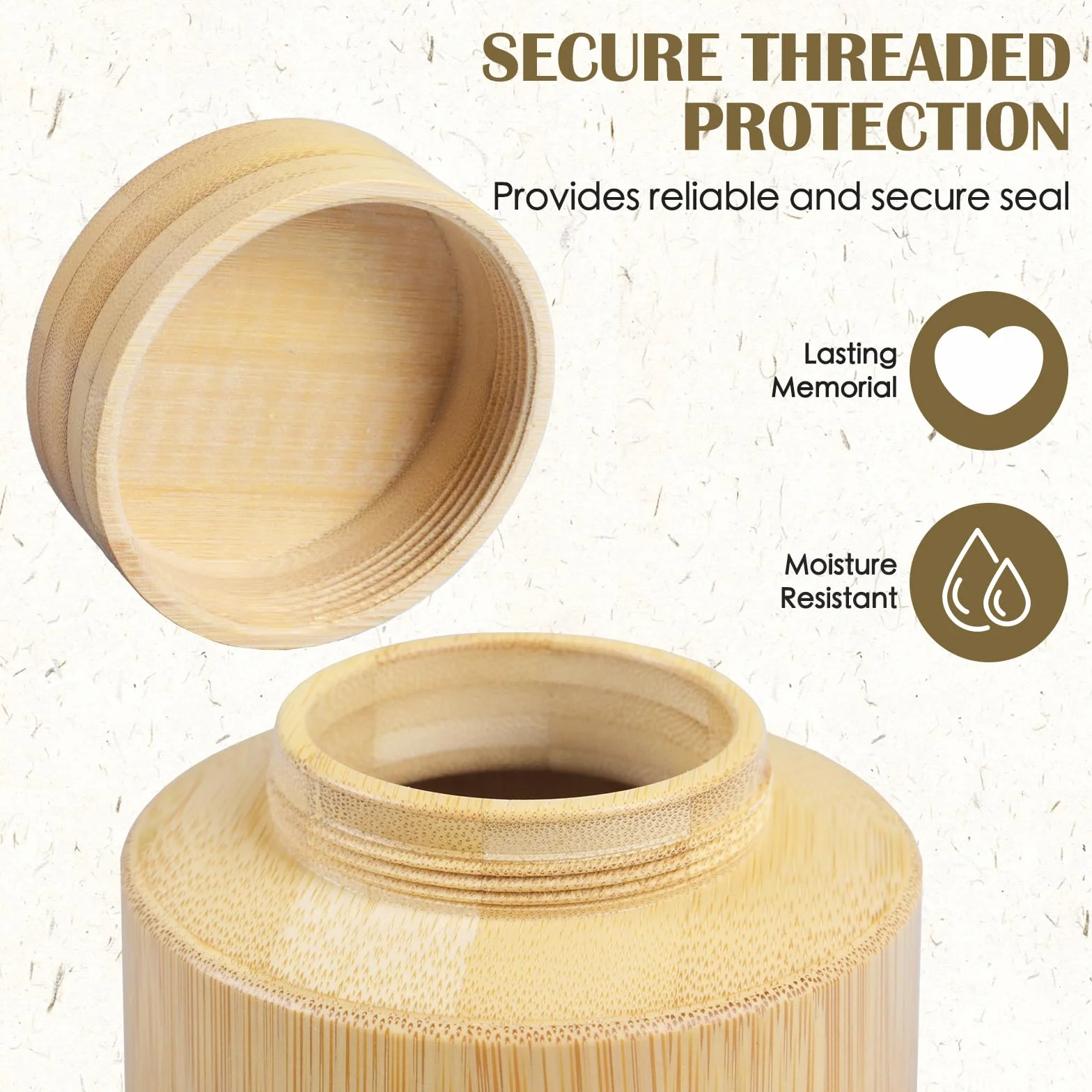 Urna para cenizas, recuerdo de cenizas, urna de madera, recuerdo de tubo de urna pequeña para adultos, humanos, machos, hembras, mascotas, perros, gatos