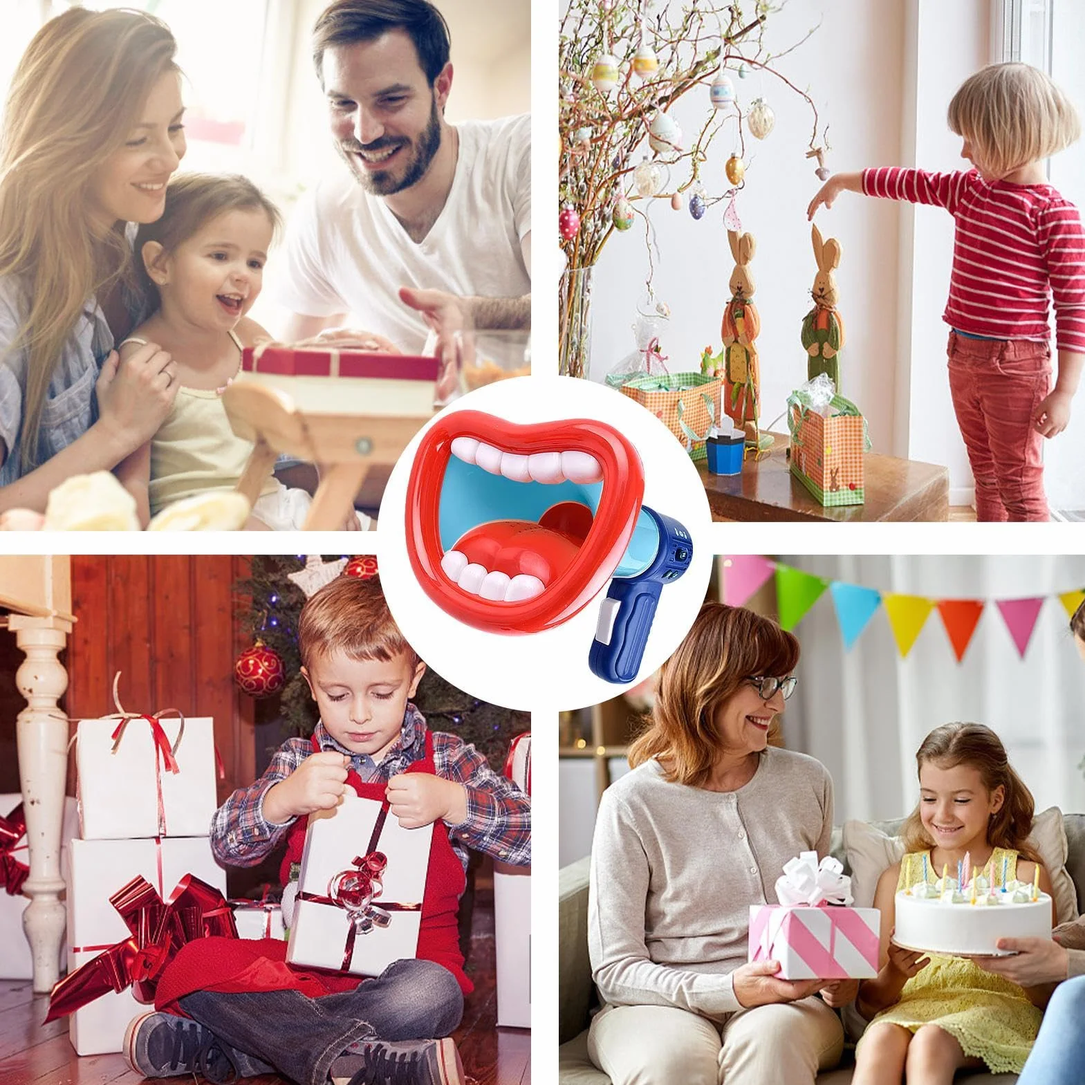 Horn Loud Speaker Voice Changing Speaker Kids Funny Toys Small Megaphone Record Play Portable Handheld Mic