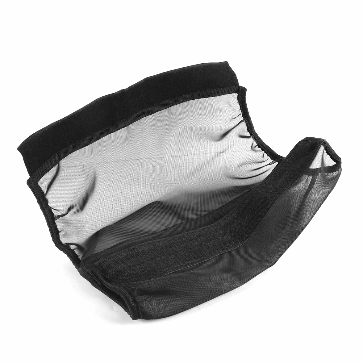 Polainas universales para caballos, de malla fina, antimoscas, transpirables, para reducir las pisadas (juego de 4), color negro.