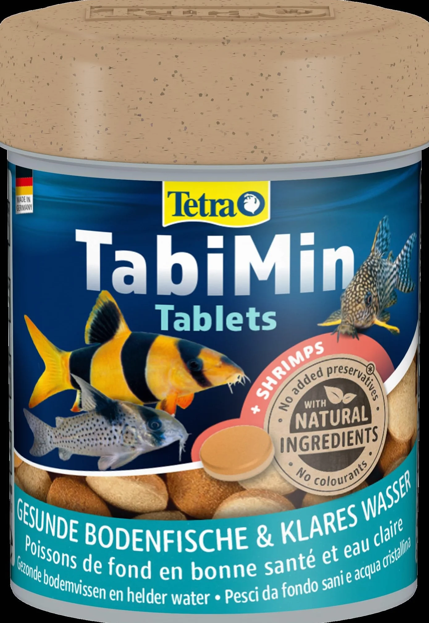 Tetra Tablets TabiMin – Alimento en comprimidos para todos los peces de fondo, como siluros, lochas o barbos que buscan alimento en el sustrato, bote con 275 comprimidos