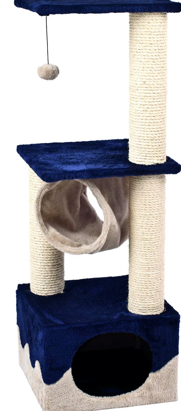 Flamingo RASCADOR KANGRI 5 Azul/Beige 35x35x102CM