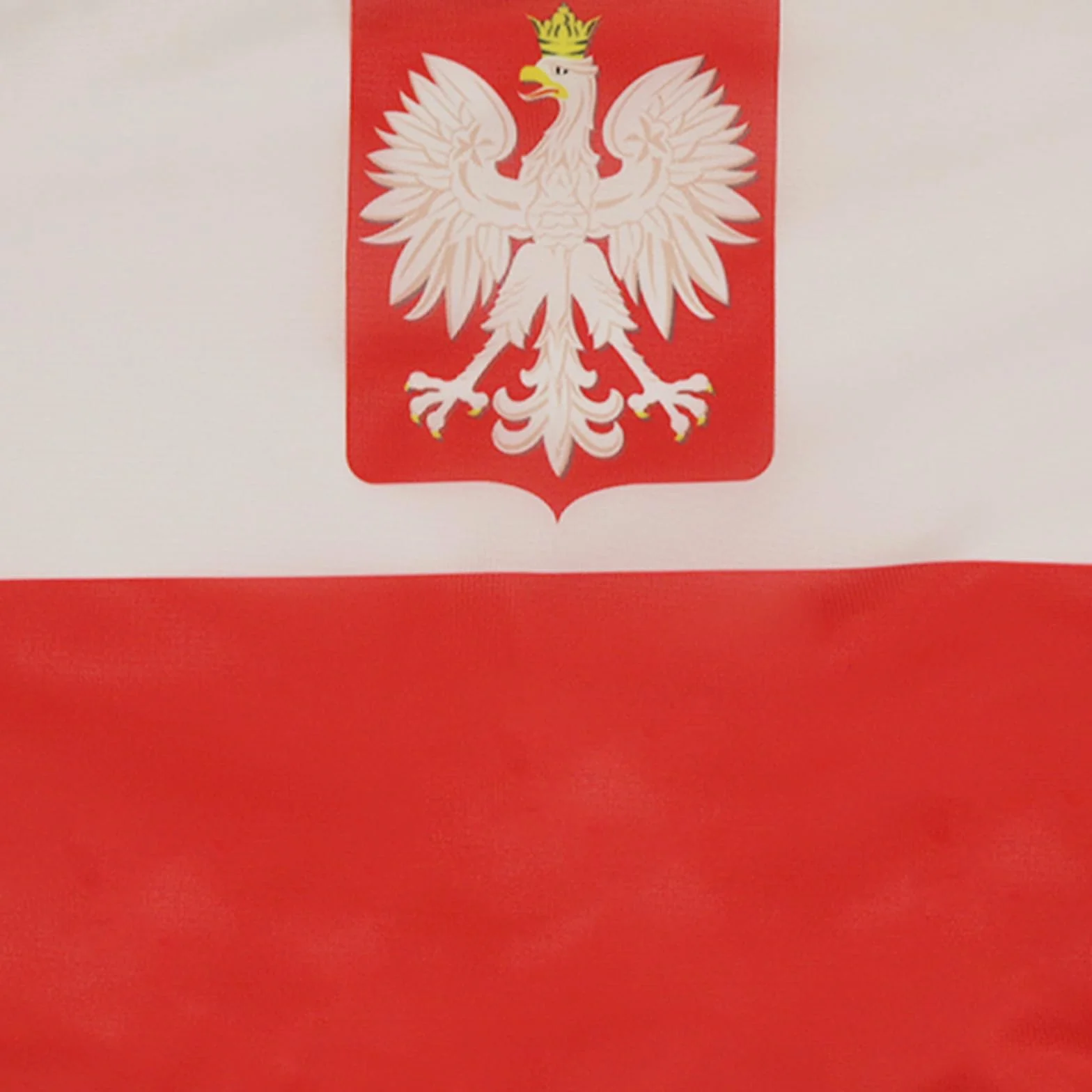 AZ FLAG Bandera Nautica de Polonia con Aguila 45x30 cm - Pabellon de Conveniencia Polaca 30x45 cm