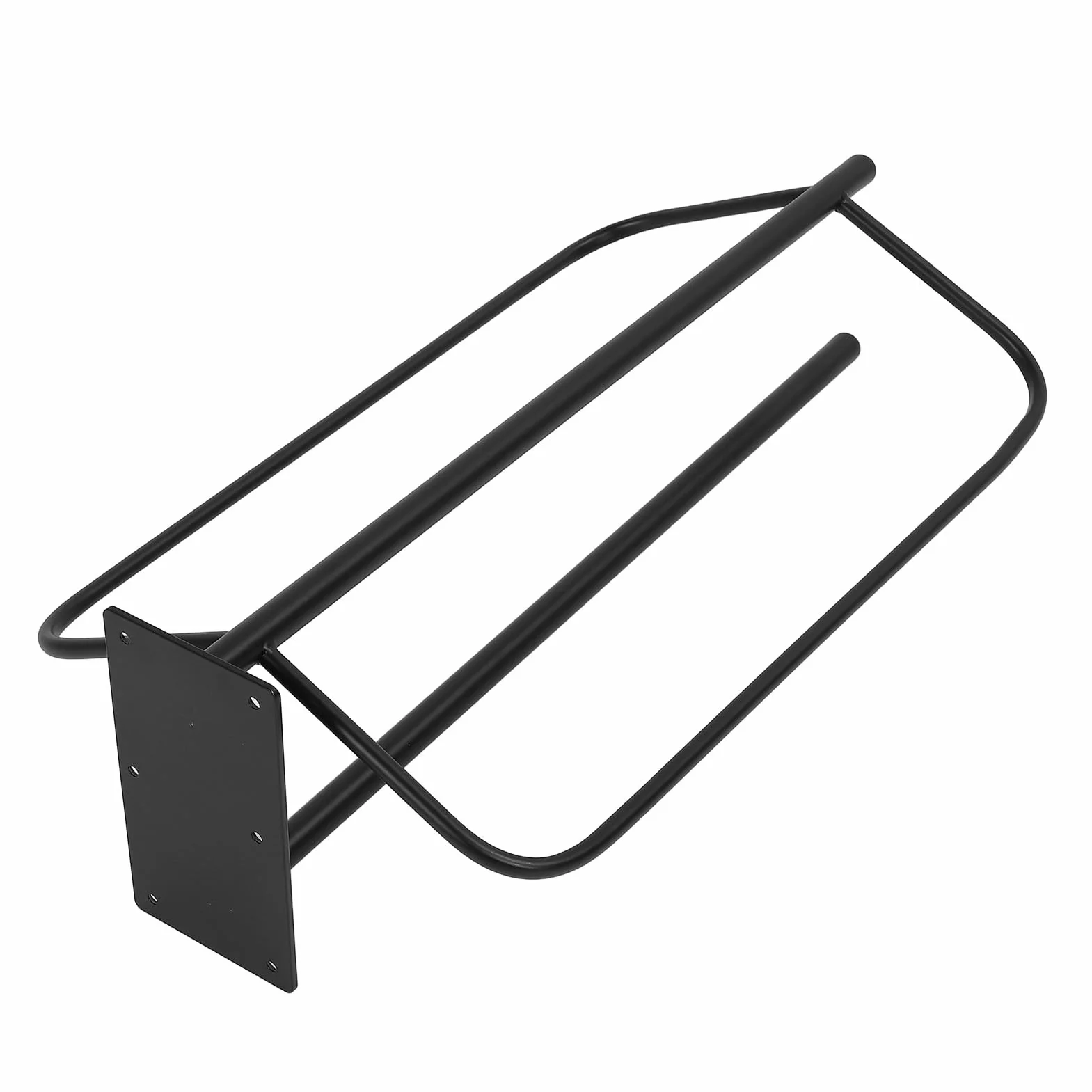 GLOGLOW Soporte para Silla de Montar, Soporte para Silla de Montar en Pared, para de de Hierro Resistente con Barra de Almohadilla para Almacenamiento de Tachuelas