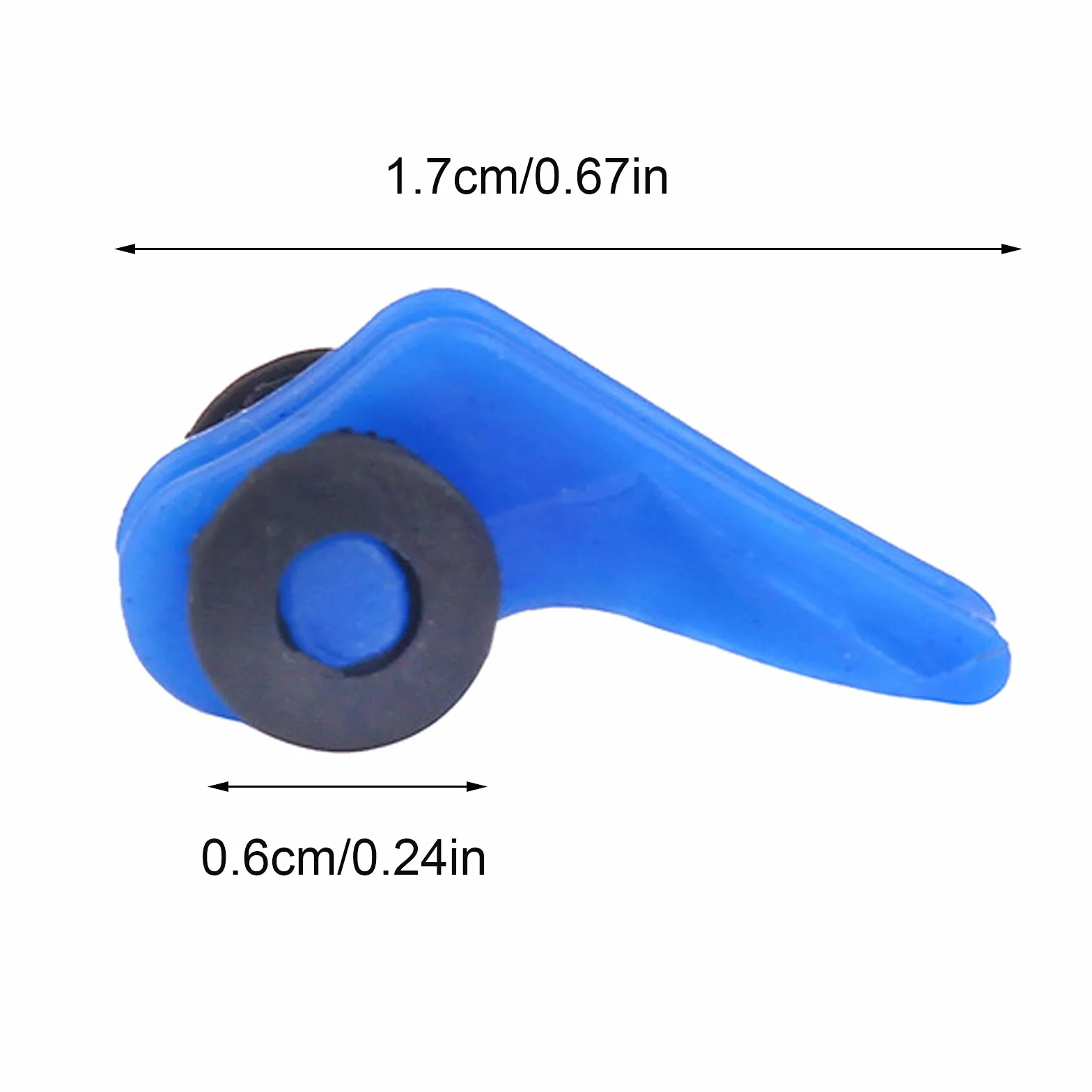 Soporte Anzuelo Cebo 20 Piezas Accesorios Pesca Plástico Negro Azul