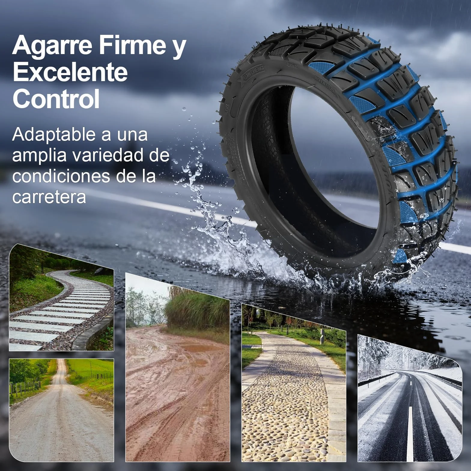 Neumáticos Off-Road Tubeless 10x2,7-6,5 para Smartgyro Speedway, Dualtron 3, KuKirin G3