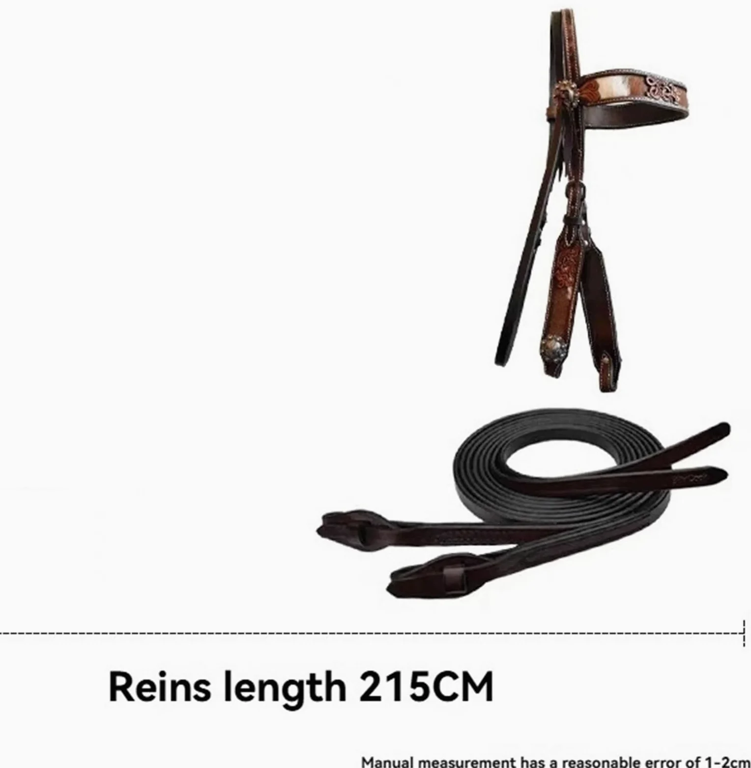 Brida Western for caballos de alto rendimiento ecuestre, con grabado en cuero.