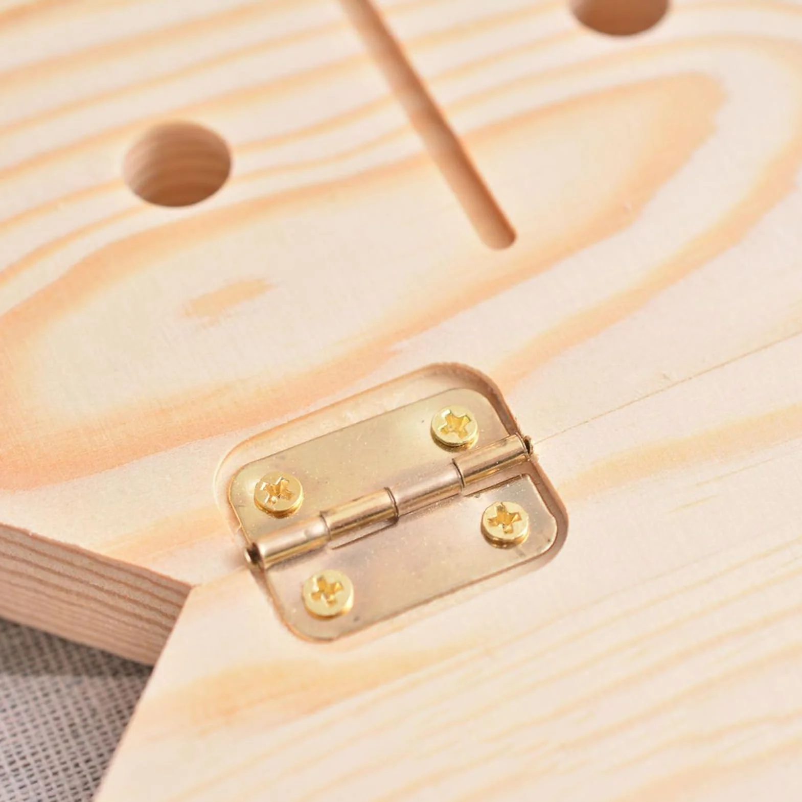 Tablero de Clavijas de Madera para Entrenador de Velocidad de Reacción, 9 Agujeros para Motricidad Fina y Coordinación Mano-Ojo
