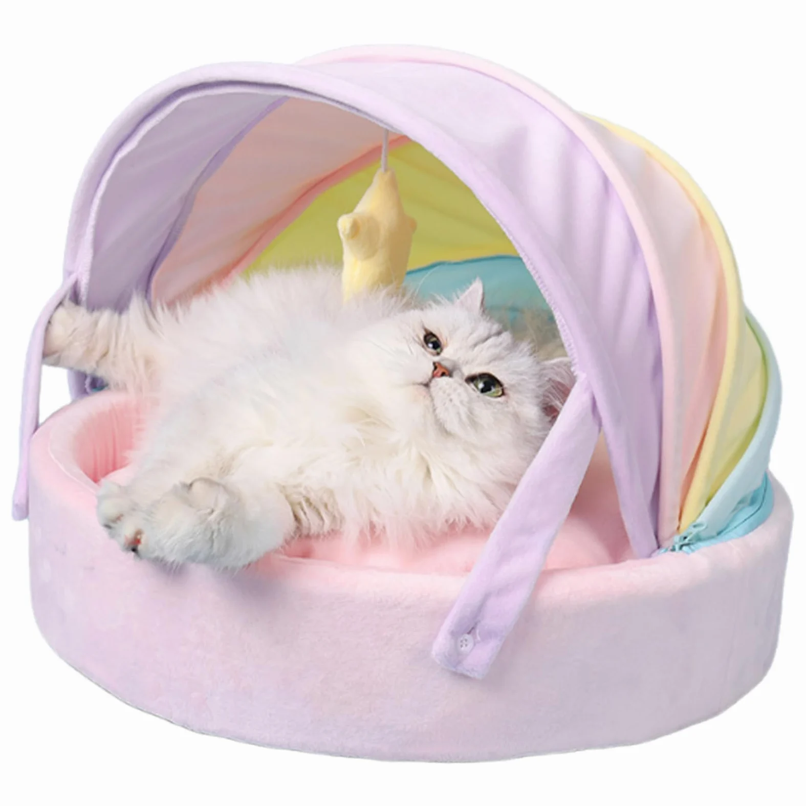 Cama Cueva Gatos Refugio Cálido De Invierno Para Suministros De Mascotas | Cueva Casa Tienda De Gatos Y Mascotas Domésticas Para Cachorro Refugio Animal Sala De Estar Balcón Dormitorio Y Hogar