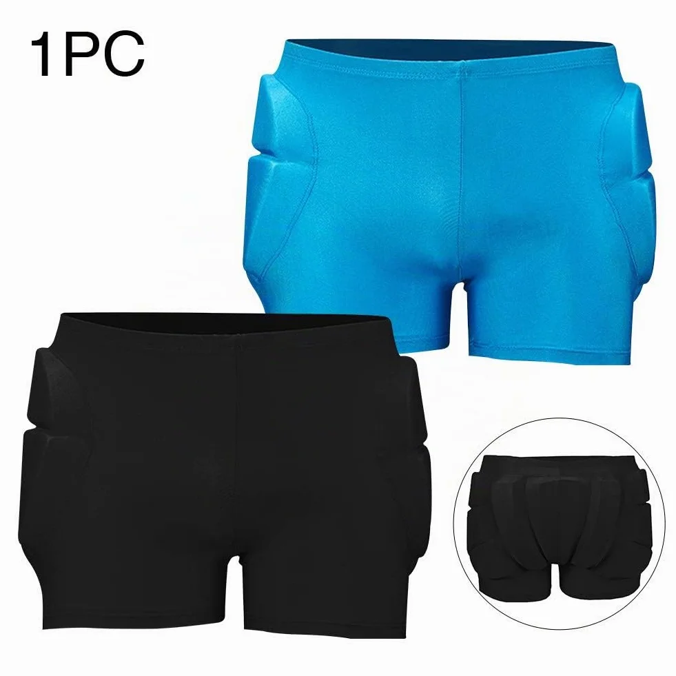 Pantalones Cortos Acolchados con Protección de Cadera 3D para Patinaje, Snowboard, Equitación y Ciclismo