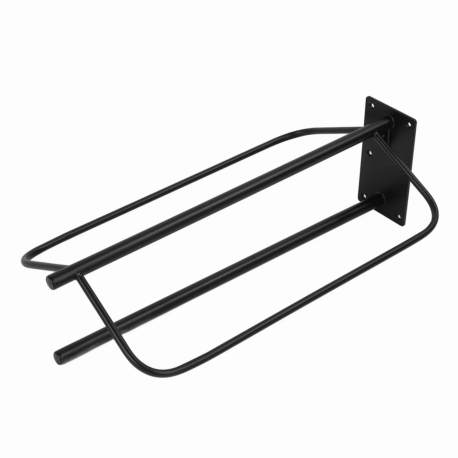 GLOGLOW Soporte para Silla de Montar, Soporte para Silla de Montar en Pared, para de de Hierro Resistente con Barra de Almohadilla para Almacenamiento de Tachuelas