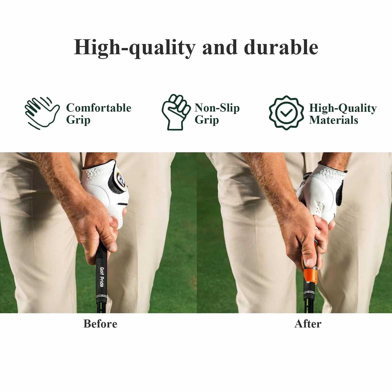 Entrenador de agarre de golf, simulador de swing para posicion correcta de la mano