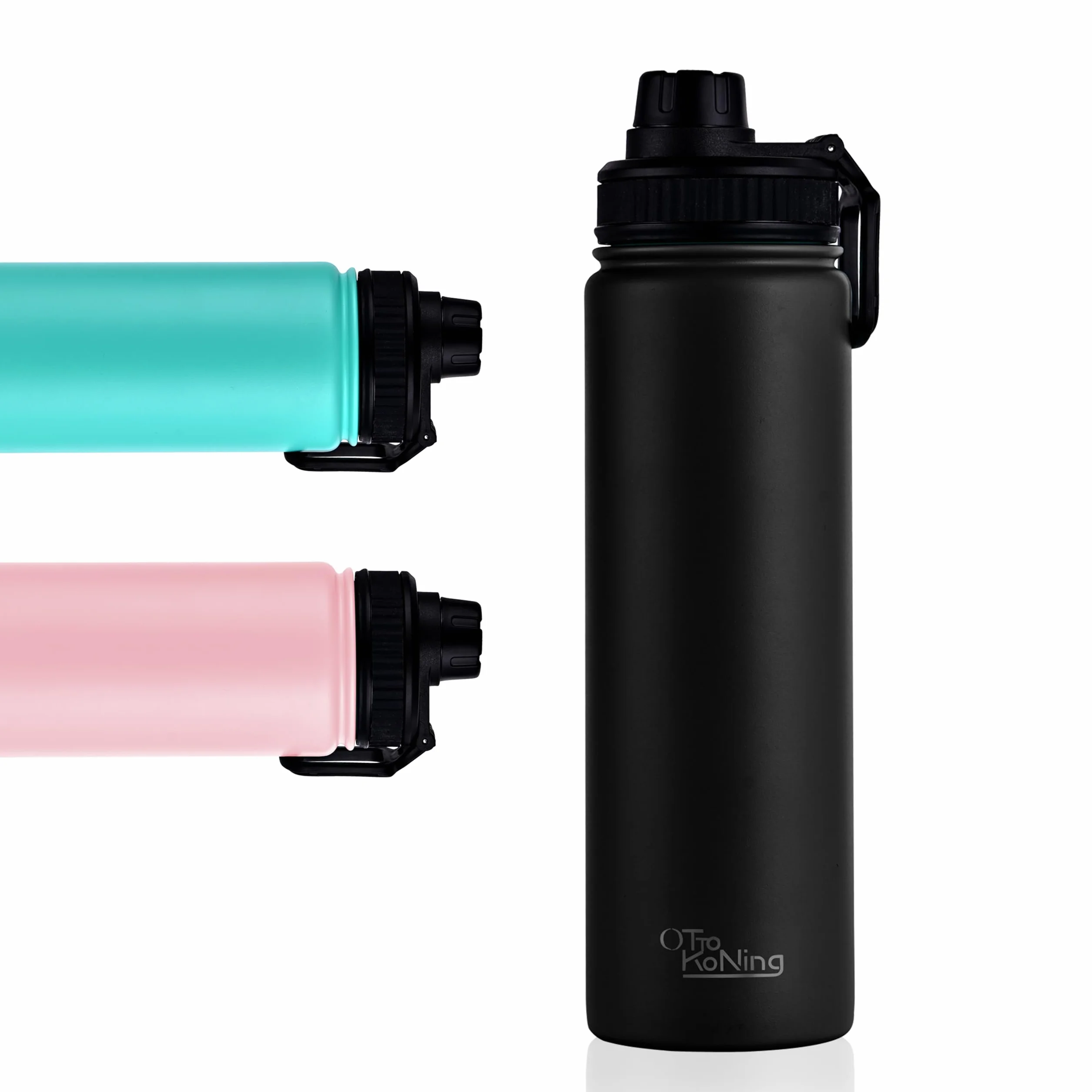 Otto Koning Botella Agua Acero Inoxidable 750ml Termo Café Doble Pared Aislada al Vacio Antigoteo BPA Free