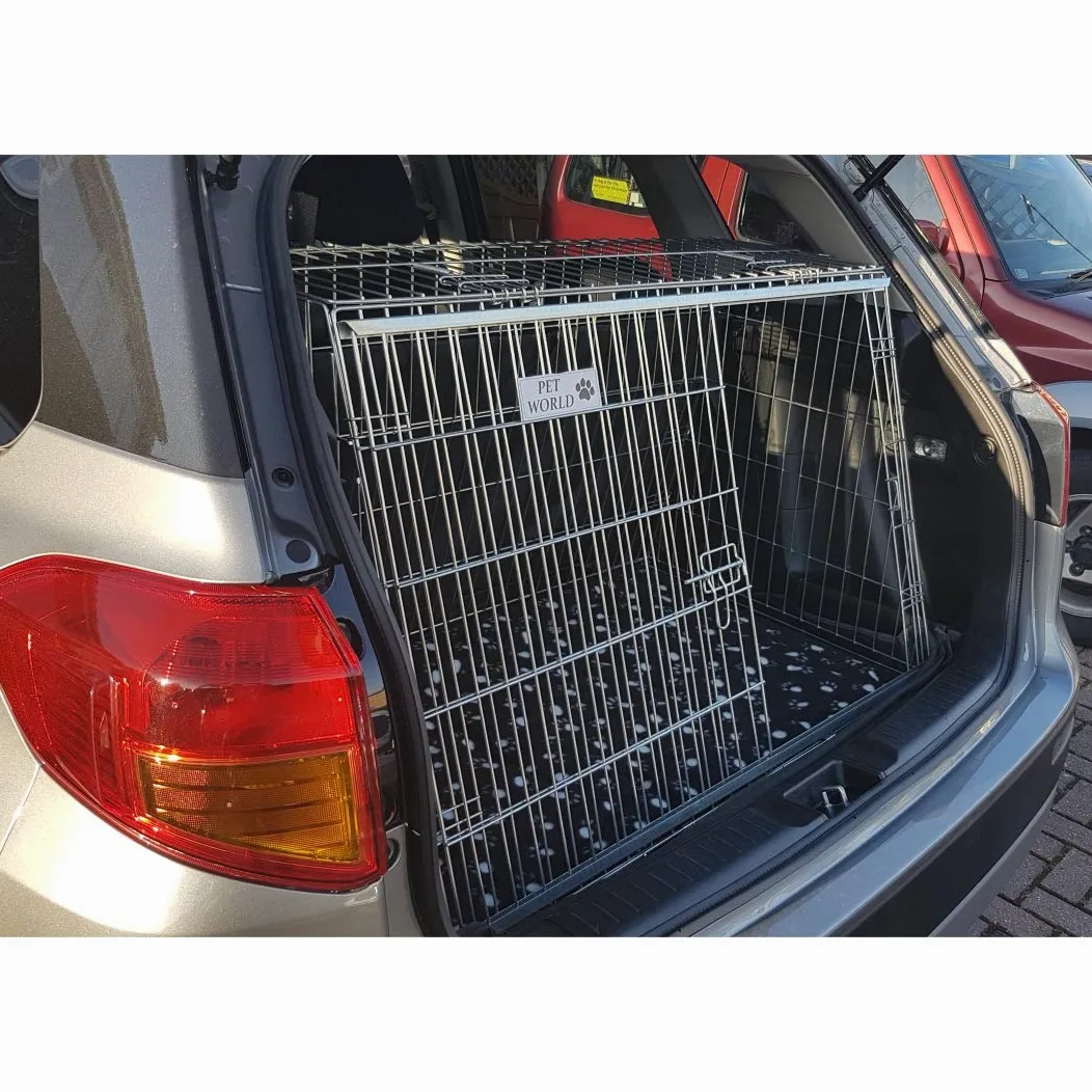 PET WORLD Suzuki Vitara 2015 en adelante Perro Cachorro Mascota Inclinada Coche Transportador de Entrenamiento de Viaje, Jaula,