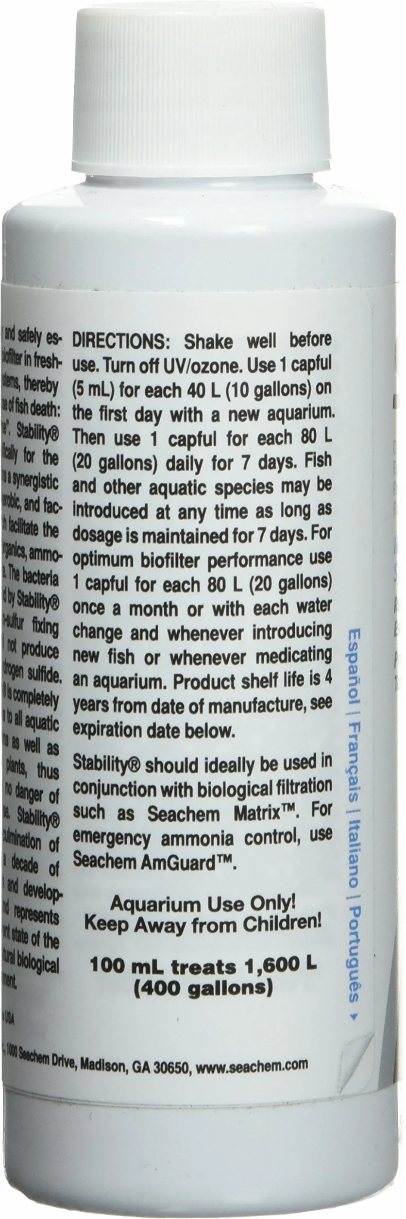 Tratamiento de Agua de Estabilidad, 100 ml