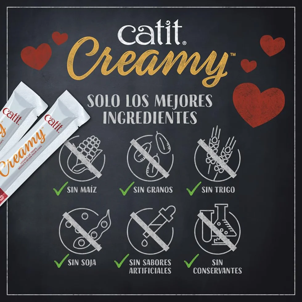 Snack húmedo para Gatos Catit Creamy Multi Pack 50x10gr