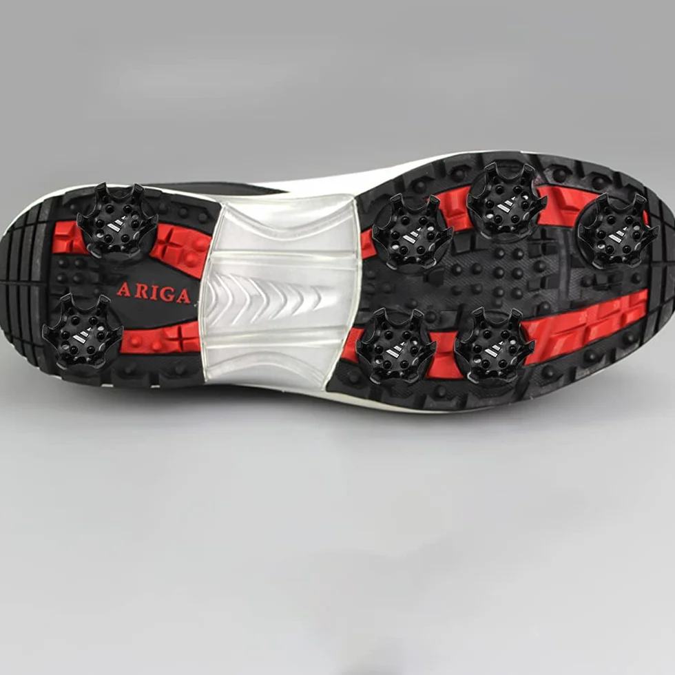 YunBey 10 Piezas Tacos para Zapatos de Golf Anti Deslizamiento Clavo Recambio Negro