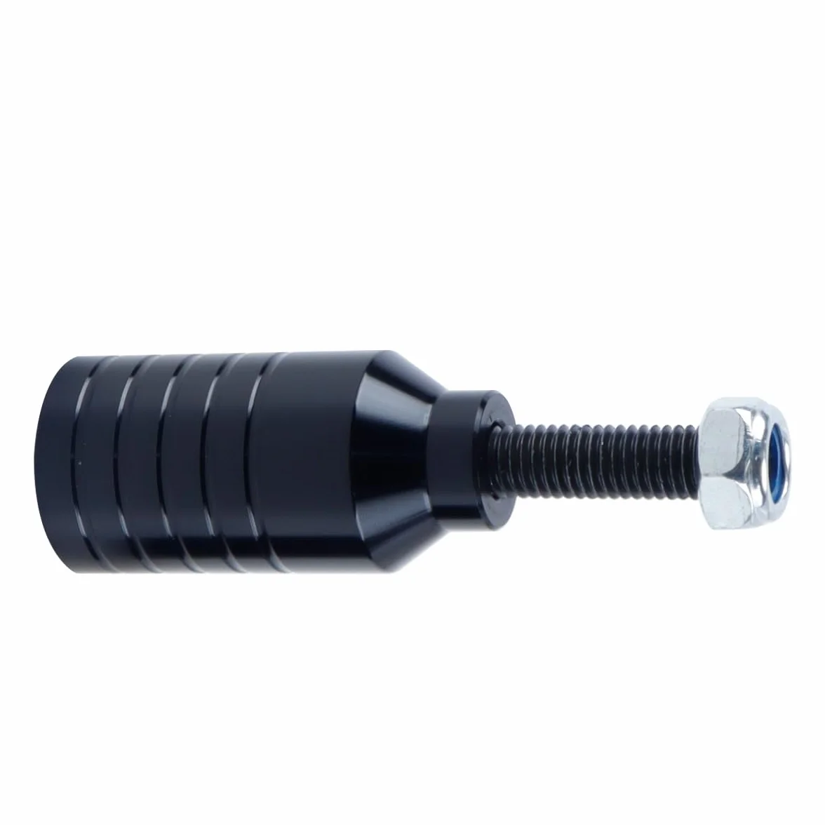 Estribos para patinete acrobático Pro Stunt de aluminio negro arcoíris 12,9 pasos tuerca montaje grinds 5050