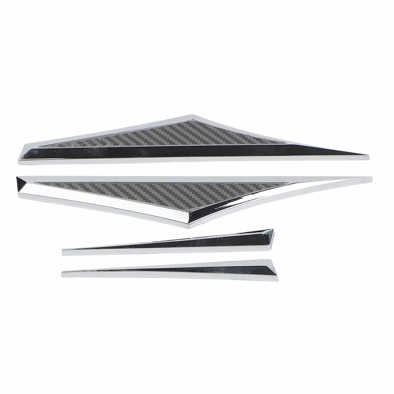 Insignias de metal 3D con emblema lateral, calcomanías de acero inoxidable para puerta de coche