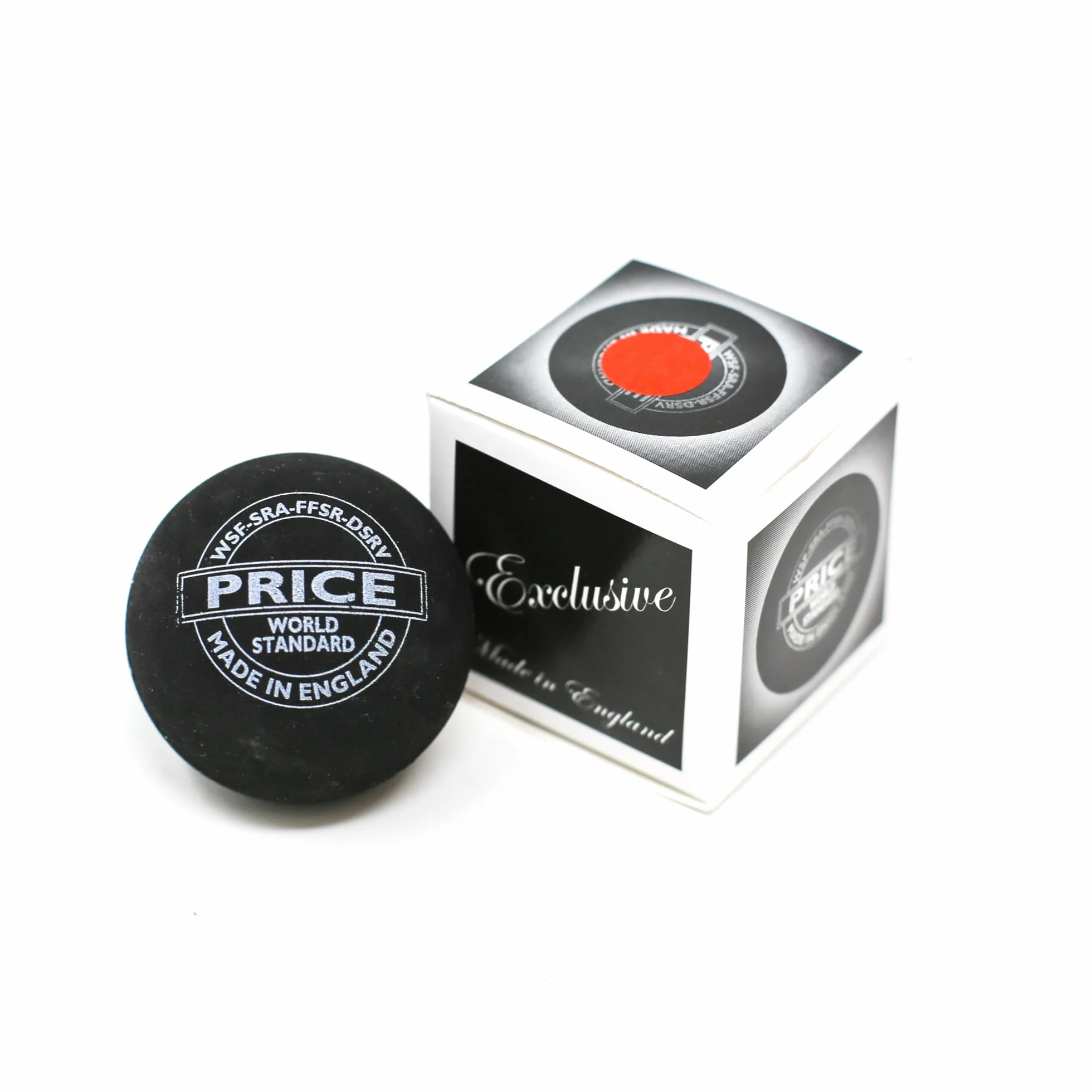 PRICE Pelota de squash punto rojo paquete de 2