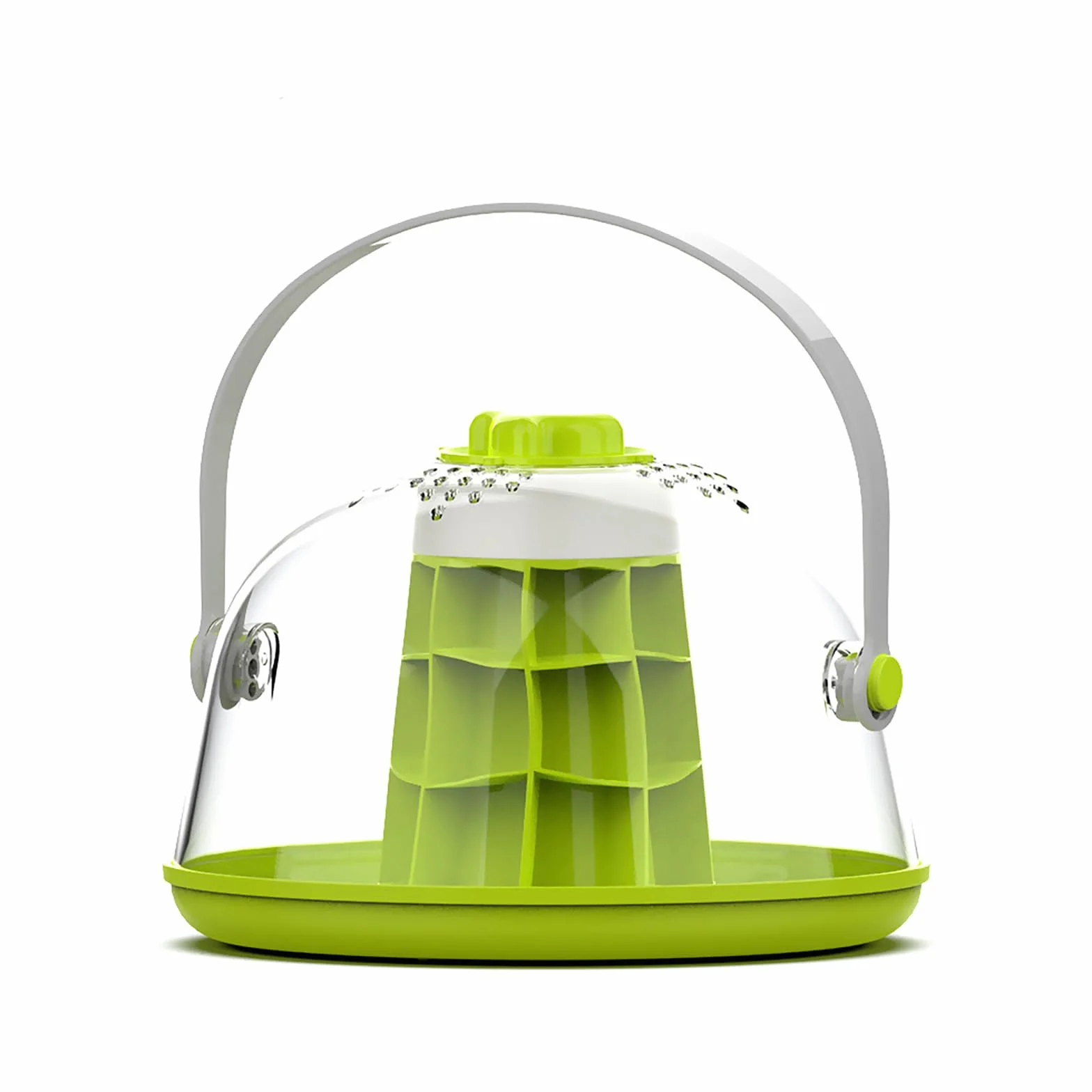 Caja multifuncional de observación y cría de caracoles, hábitat educativo para mascotas, 23 x 19,5 x 13,5 cm, material ABS + PC, fácil de limpiar, bien ventilado, adecuado para gusanos de seda