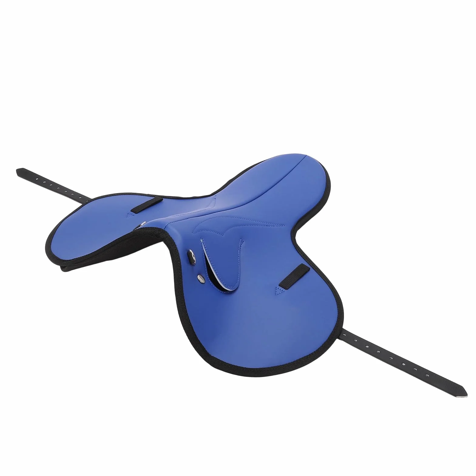 Almohadilla para Silla de Montar de Caballo, de Cuero de Microfibra, con Marco de Resina, Cojín Ergonómico Antideslizante Que Absorbe los Golpes para Equitación, Doma y Salto