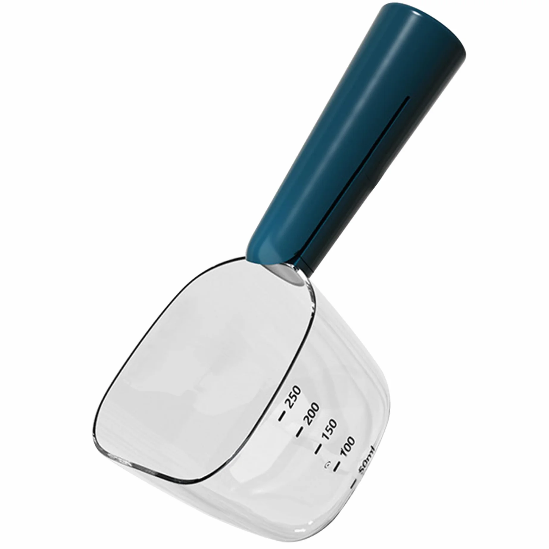 Taza Medidora de Comida para Perros con Escala, Cuchara Precisa de Comida para Mascotas con Clips para Bolsas de Comida para Perros, Cuchara Multifuncional de ABS para Comida de Gatos para
