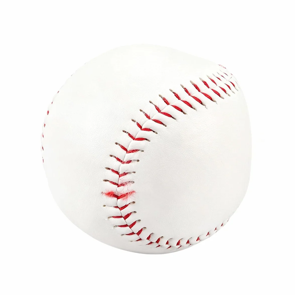 Ubric 3 piłki baseballowe standardowe skóra syntetyczna trening młodzież dorośli szkoła halowa zewnętrzna biały