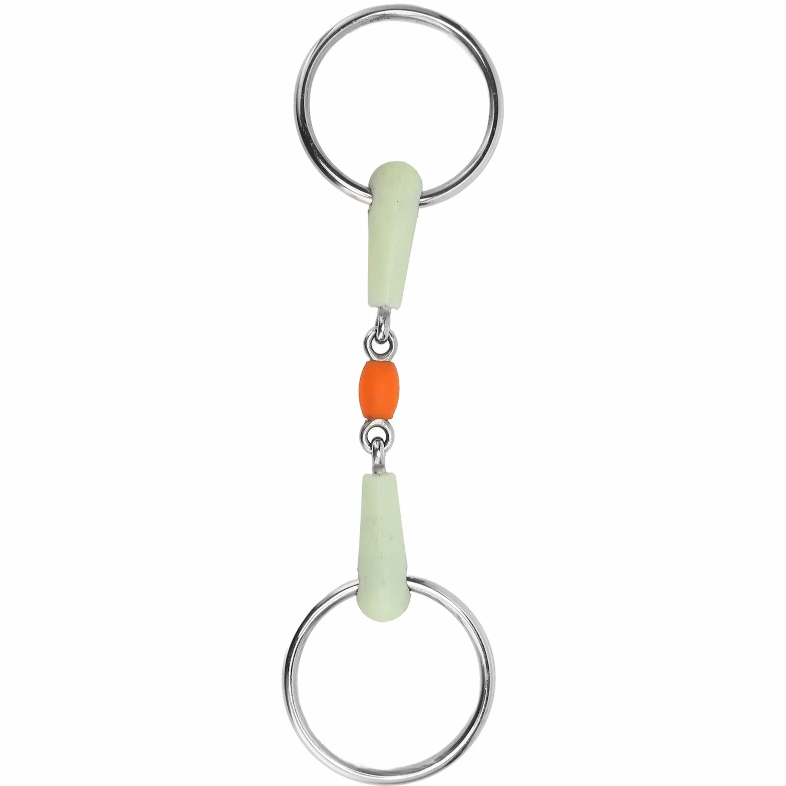 Bocado para Caballo, Fácil de controlar. Previene Las mordeduras. Superficie Lisa Envuelta en Goma. Un Bocado Cómodo para Tu Caballo. Anillo de Acero Inoxidable. Duradero para