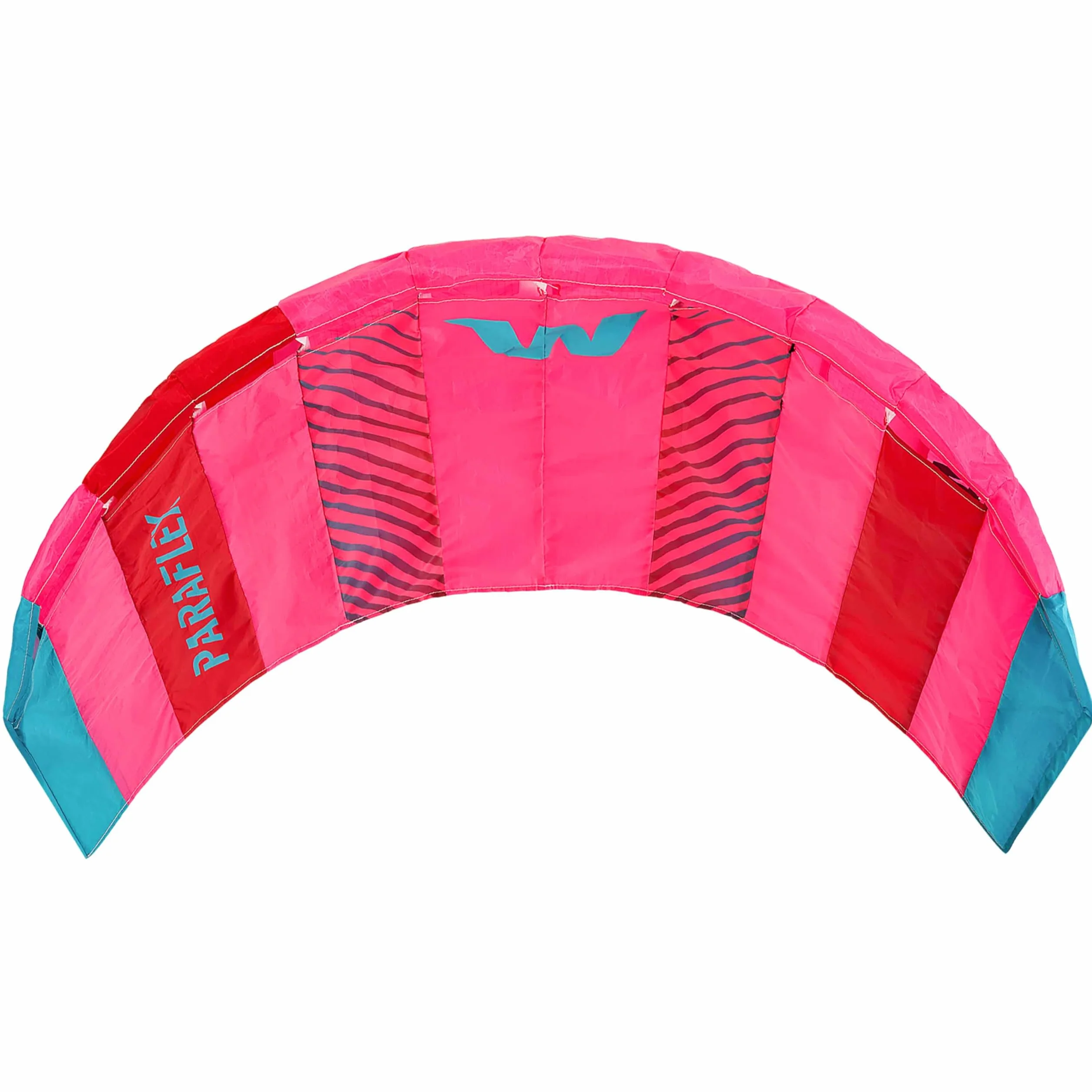 Wolkenstürmer Paraflex Basic 1.2 Cometa Pilotable, Poliéster Ripstop 70D, Rosa, 120 cm, 14 años, 2 líneas 45 kg