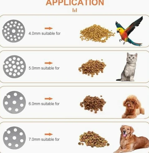 Máquina de pellets de alimentación animal de alta calidad con tamaños ajustables, salida ampliada para una fabricación eficiente de pellets, ideal para la producción casera de piensos para animales