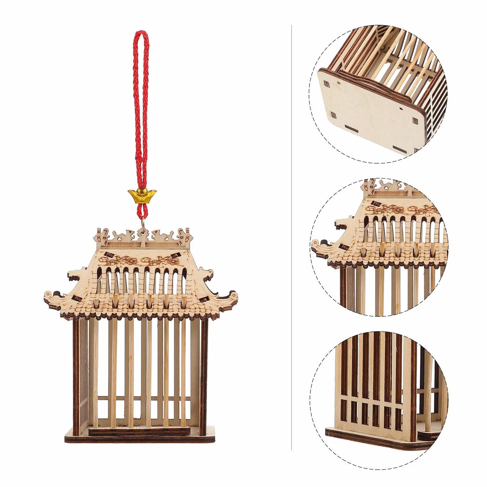 Abaodam Jaula para Grillos de Plástico Marrón Práctica y Reutilizable Diseño Portátil Adecuado para Niños y Transporte Seguro
