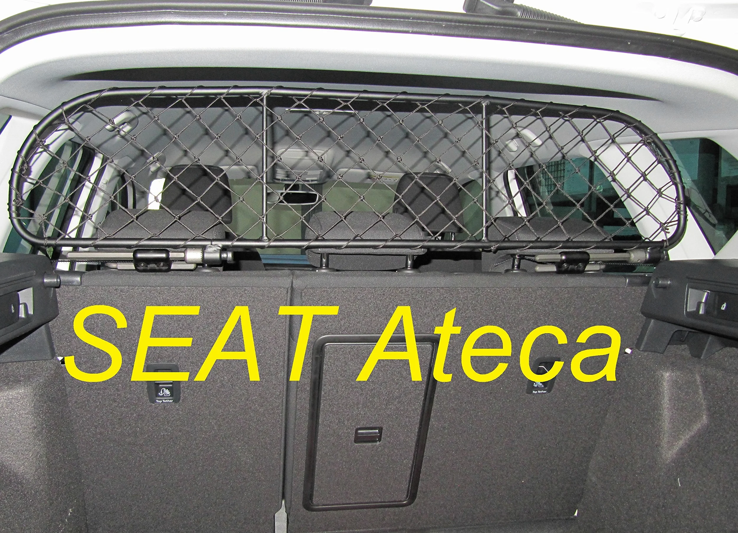 ERGOTECH Rejilla Separador protección para Seat Ateca, RDA65-S8, para Perros y Maletas