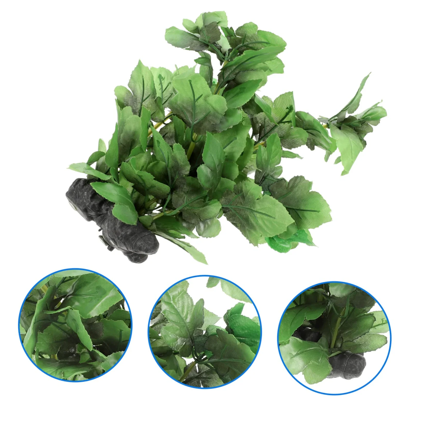 YARNOW 4 Piezas Pecera Plantas Acuaticas Planta De Acuario De Escritorio Peces De Acuario Estanque Auto Plantas Acuáticas Planta De Pecera Macetas De Tanques Bol Green El Plastico