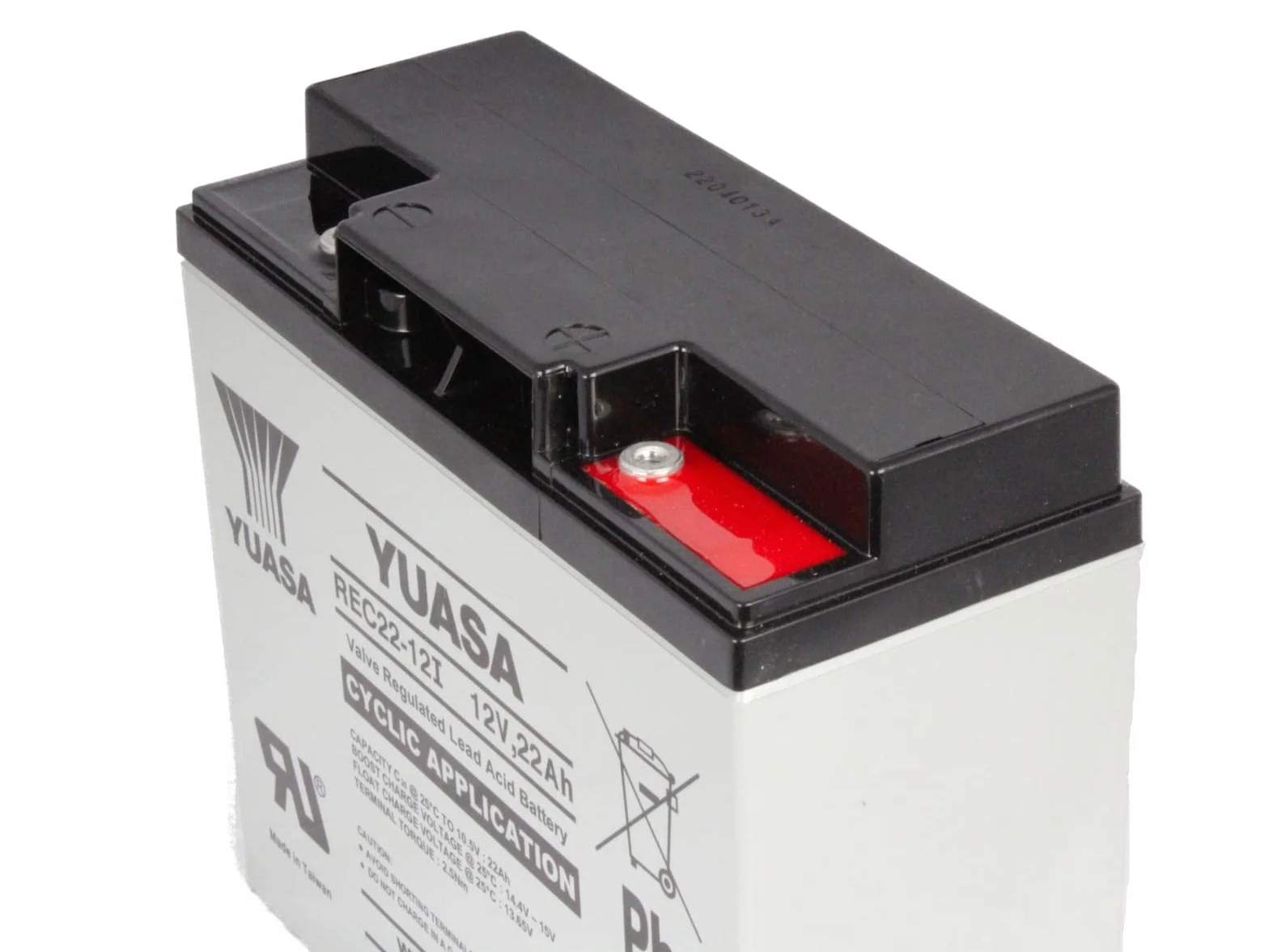 YUASA REC22-12 Batería Cíclica 12V 22Ah 181x77x167 mm