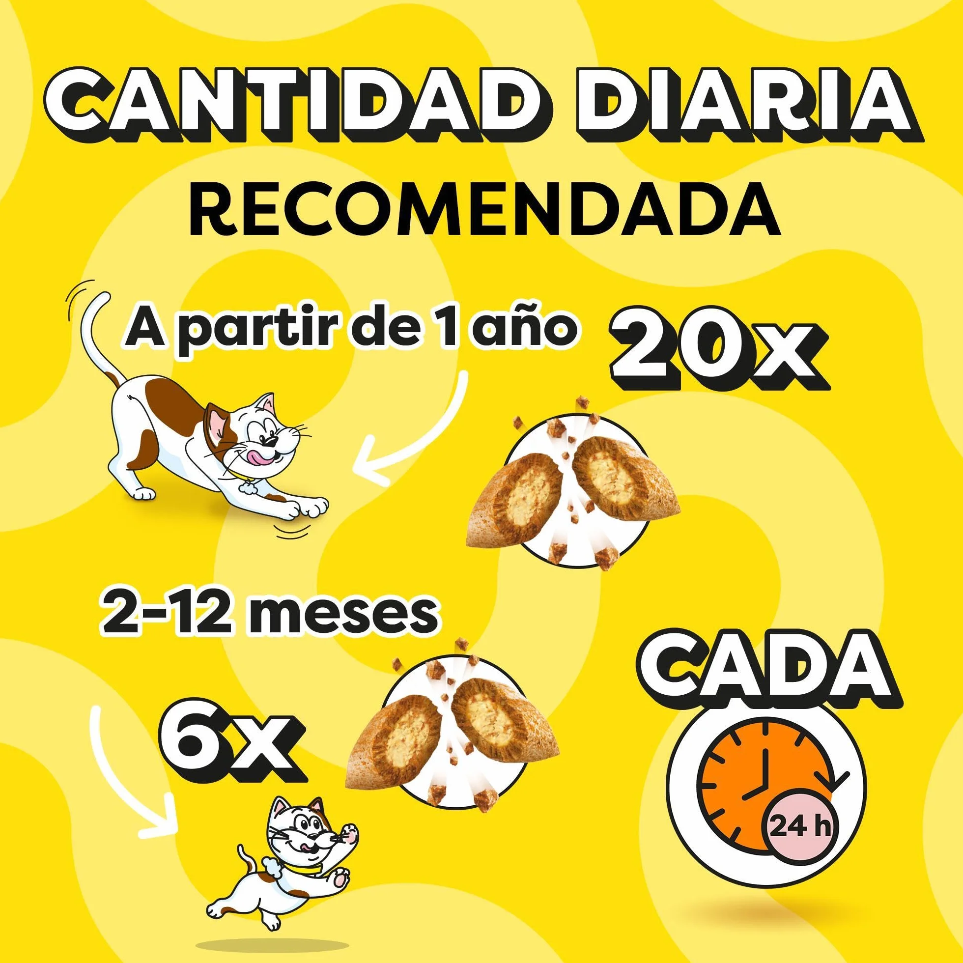 Mars Catisfactions Premios para Gatos, Sabor Salmón (Pack de 6 x 60g)