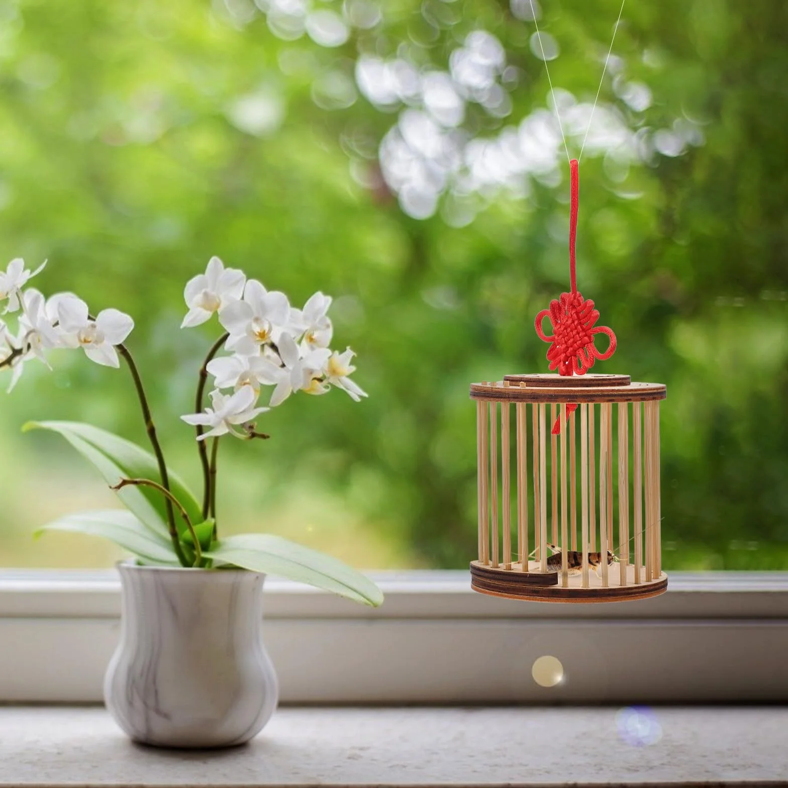 TOYANDONA Jaula de Madera para Grillos y Transporte Ligero y Estable para Mascotas Insectos para Aficionados la Exploración Natural